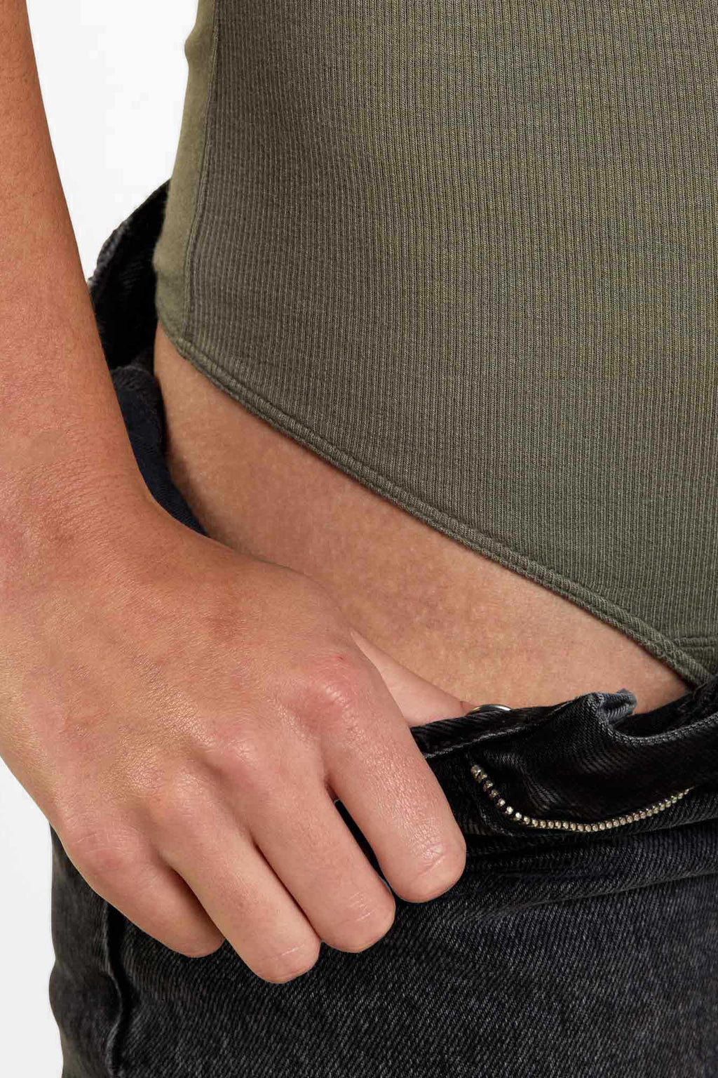 Slinky Rib Short Sleeve Bodysuit