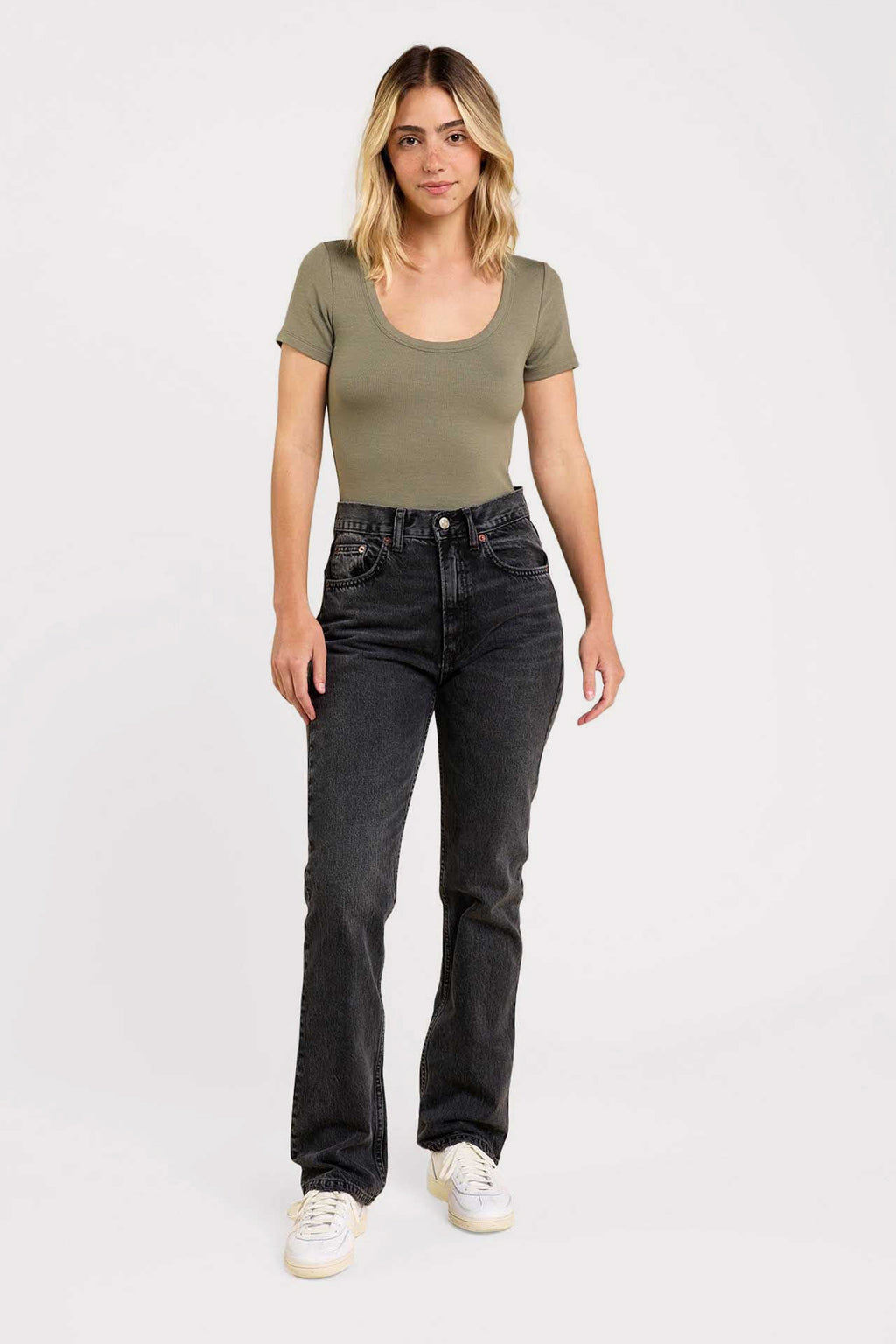 Slinky Rib Short Sleeve Bodysuit