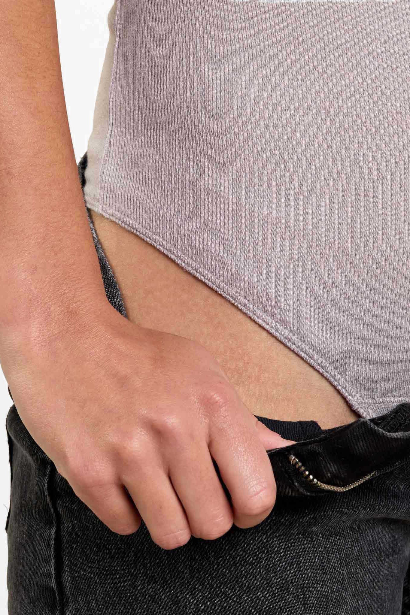 Slinky Rib Short Sleeve Bodysuit