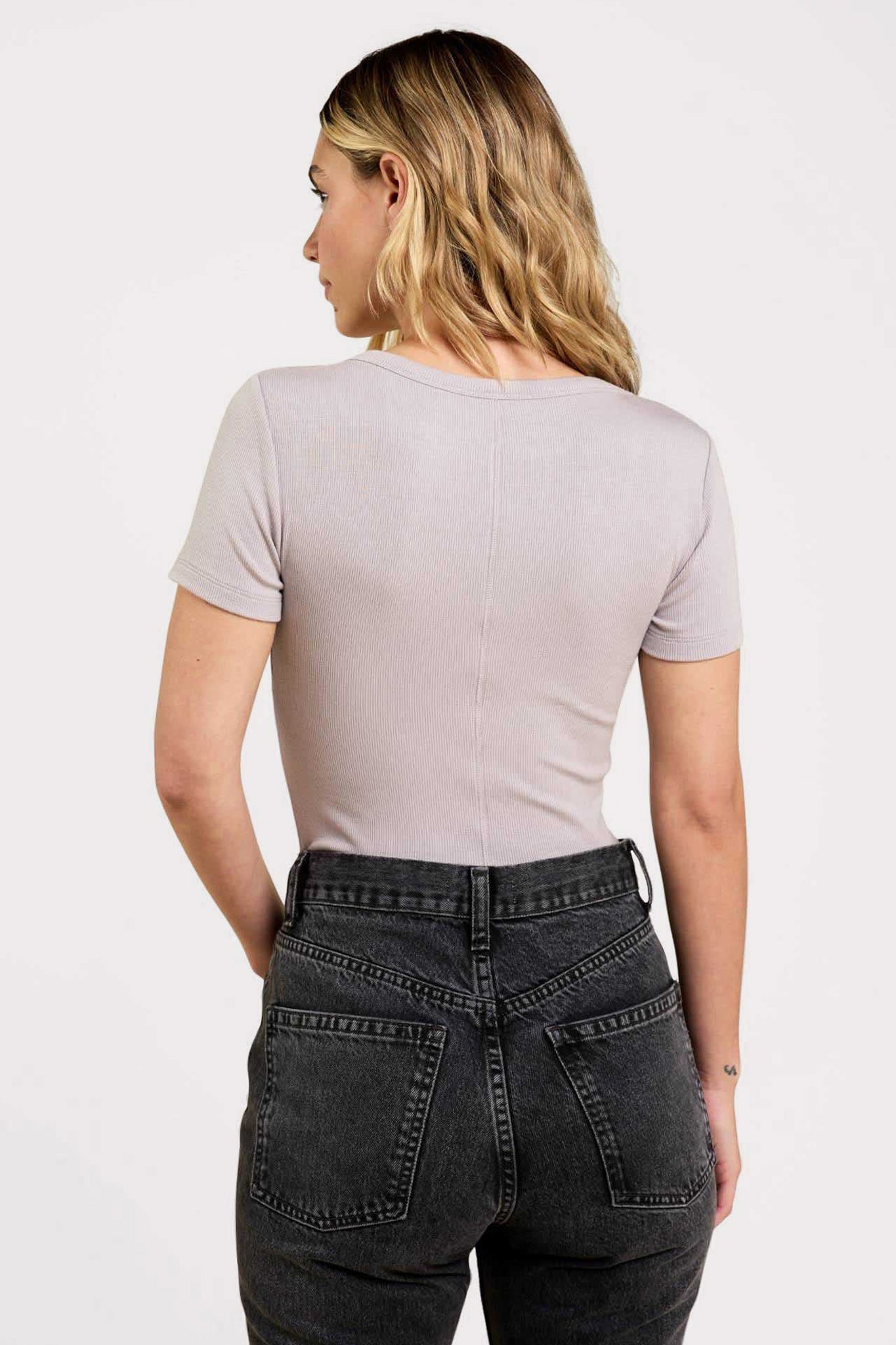 Slinky Rib Short Sleeve Bodysuit