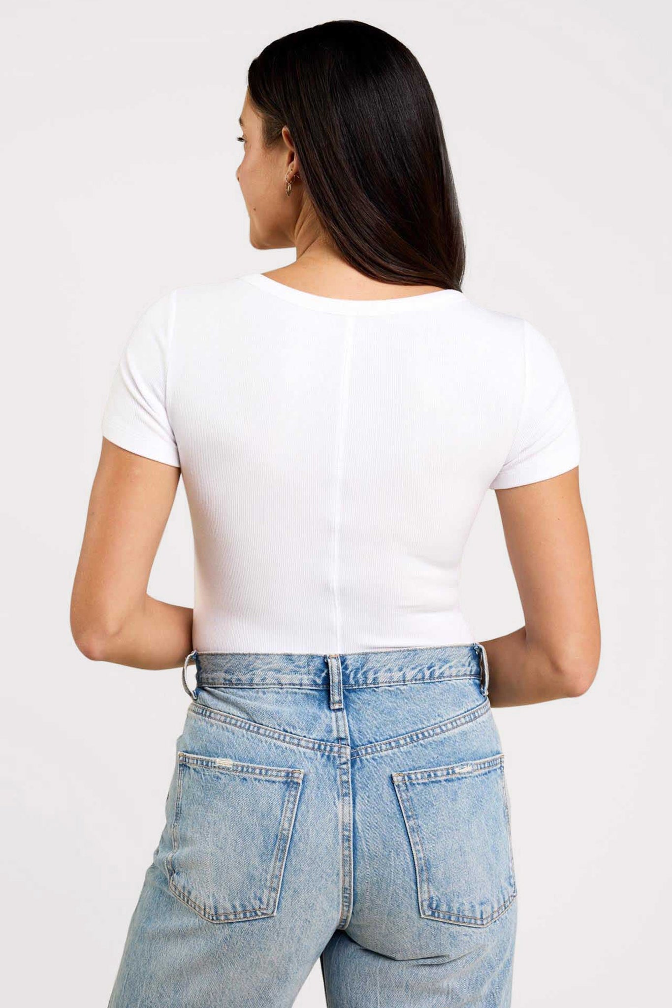 Slinky Rib Short Sleeve Bodysuit