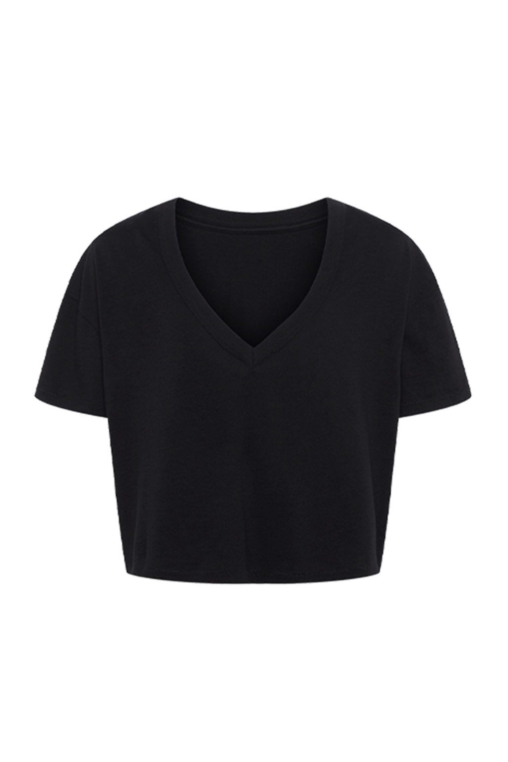 Boxy V-Neck Tee