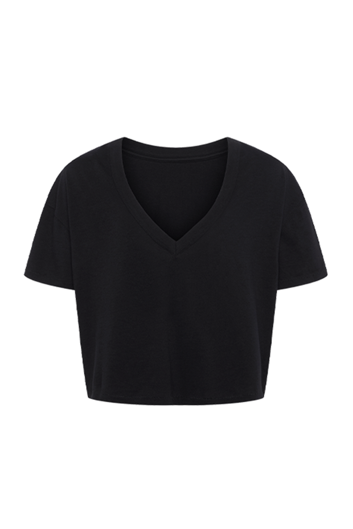 Boxy V-Neck Tee