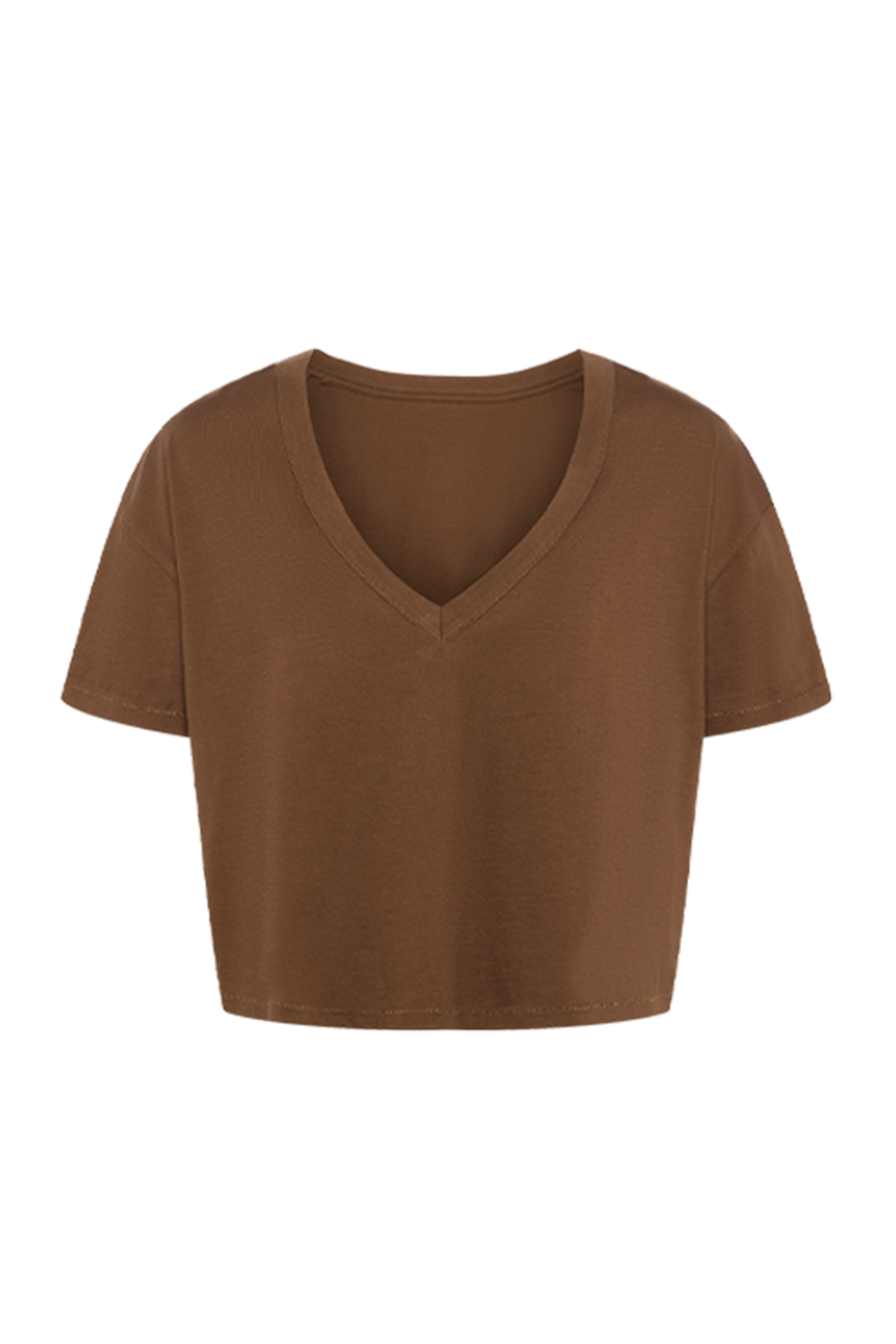 Boxy V-Neck Tee
