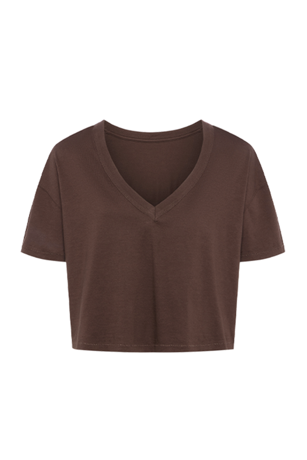 Boxy V-Neck Tee