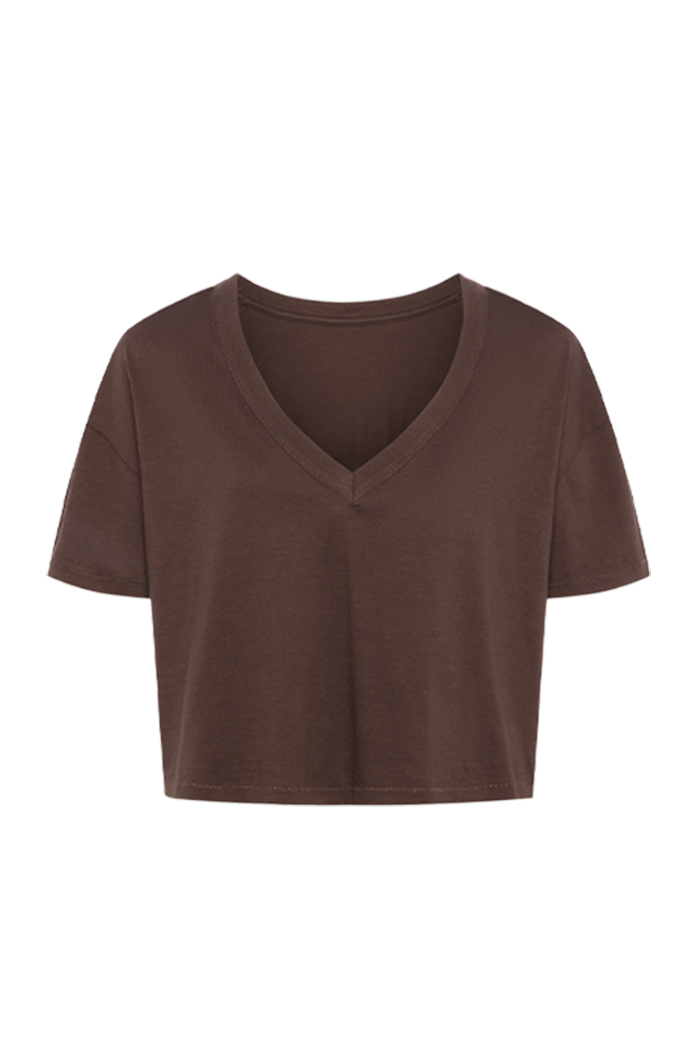 Boxy V-Neck Tee