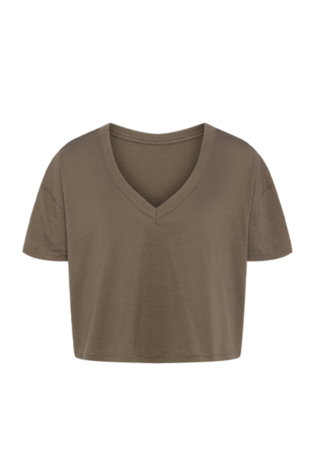 Boxy V-Neck Tee