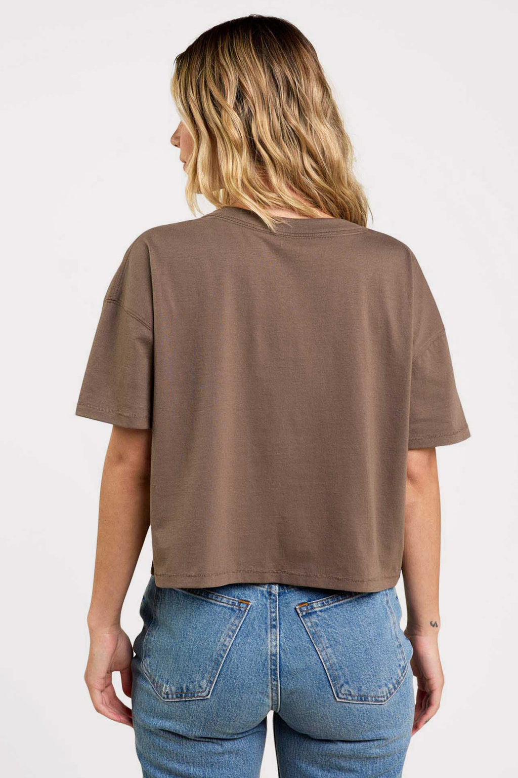 Boxy V-Neck Tee