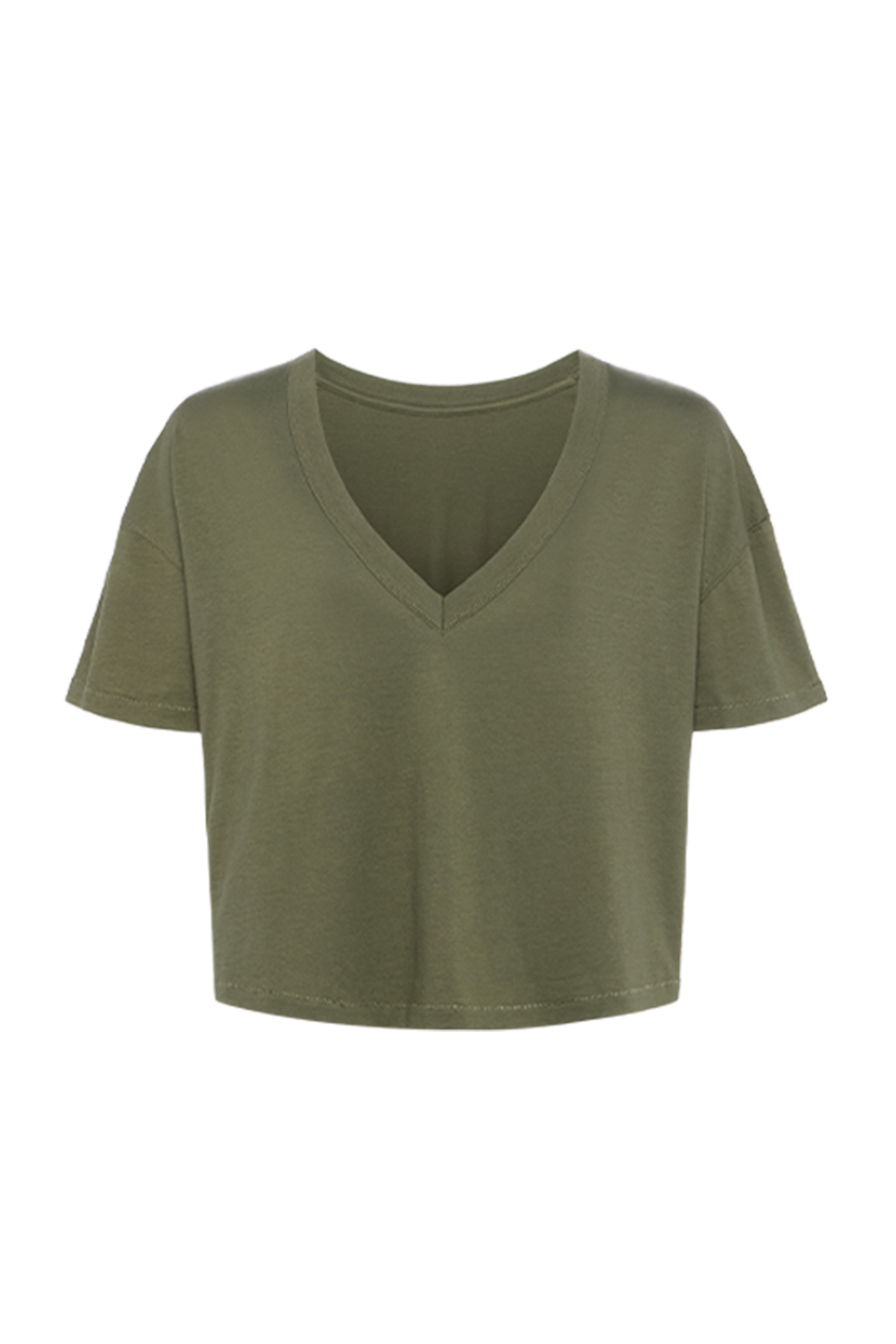 Boxy V-Neck Tee