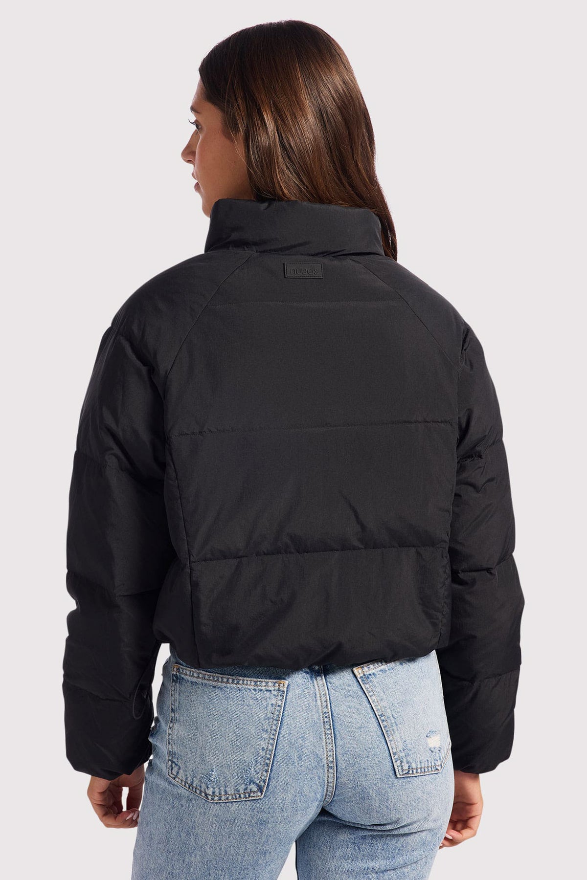 Color:Black | nuuds puffer jacket, women’s puffer jacket, insulated jacket women, winter outerwear