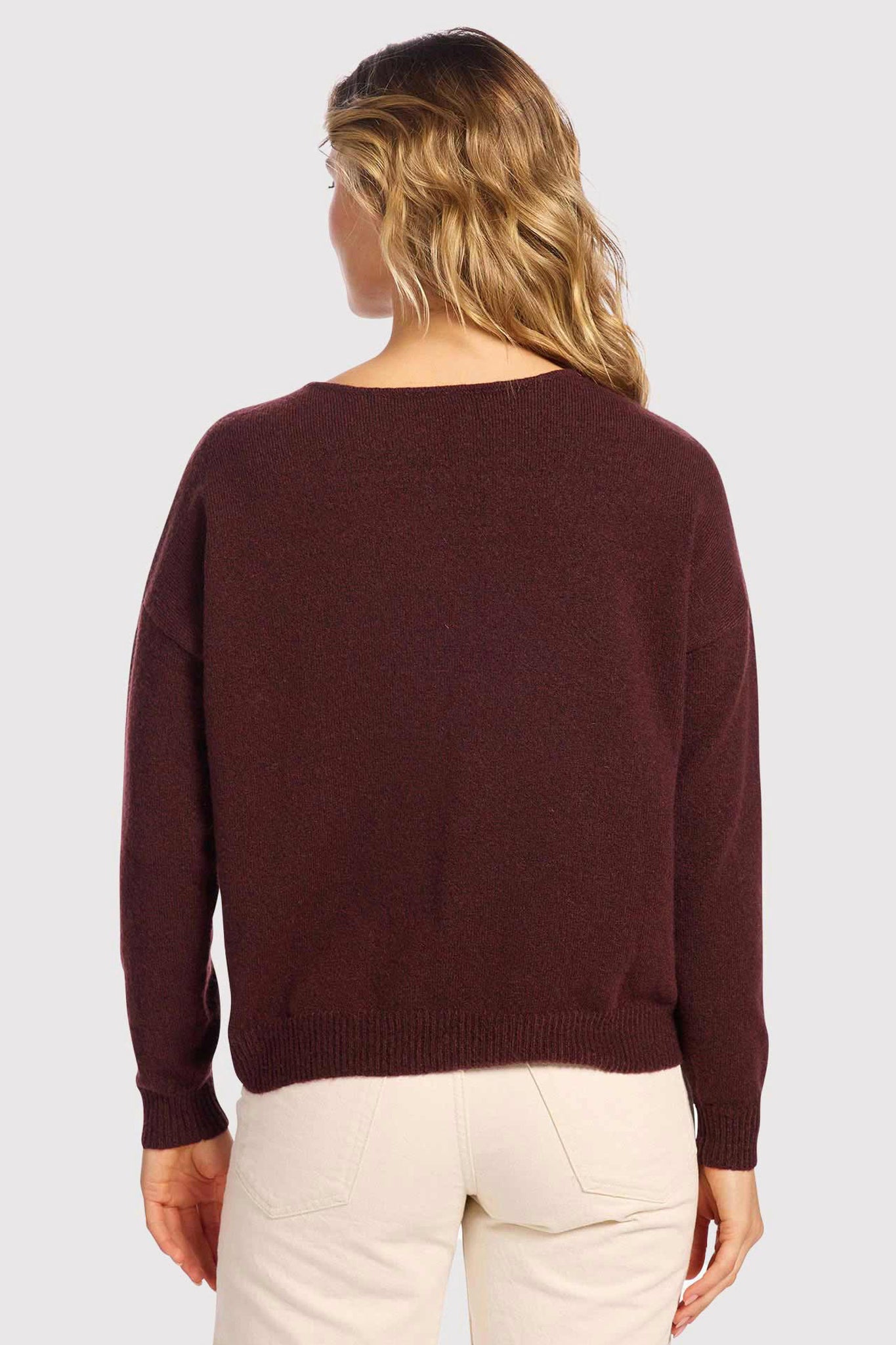 Cozy Knit V-Neck Sweater