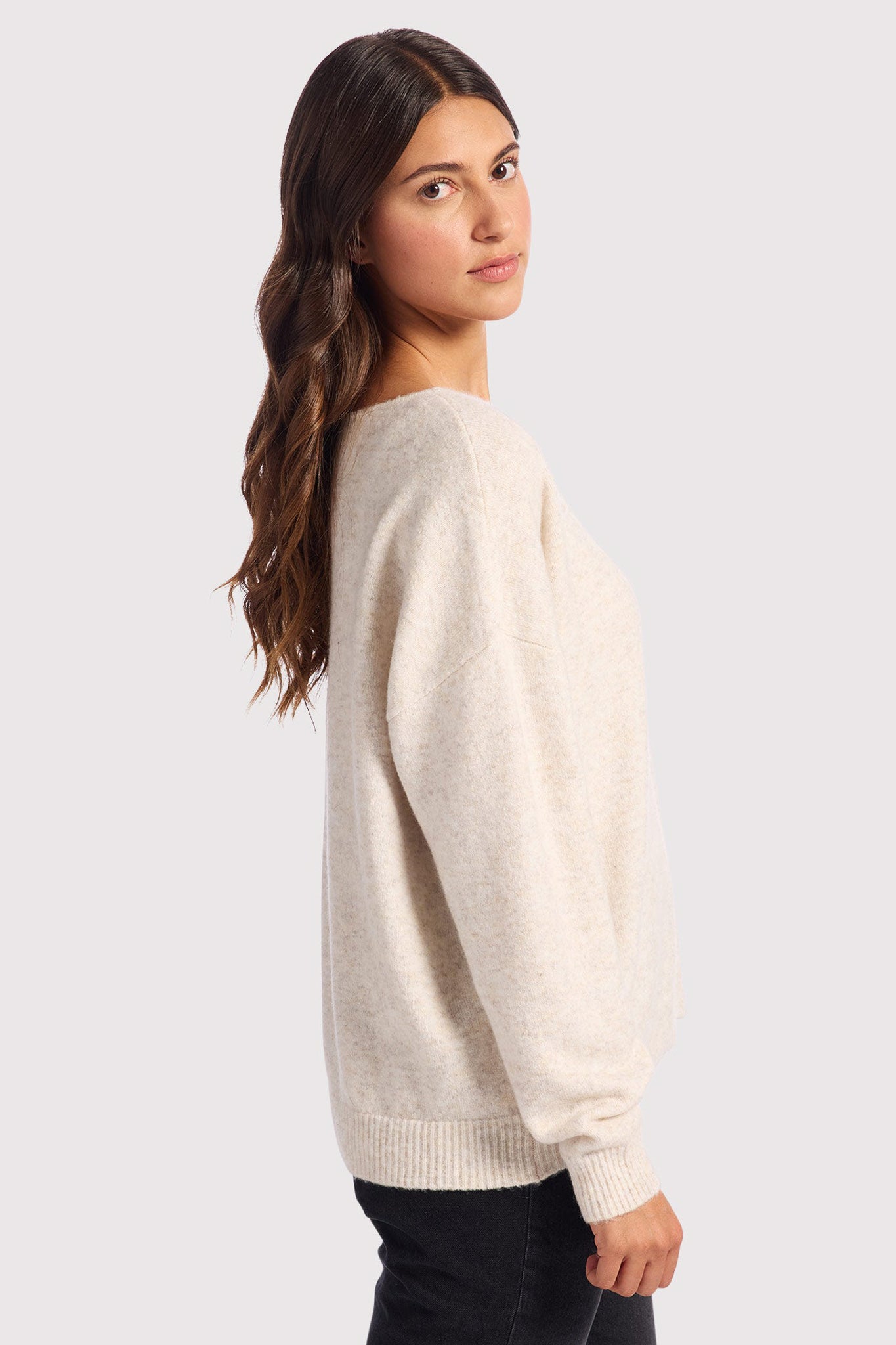 Cozy Knit V-Neck Sweater