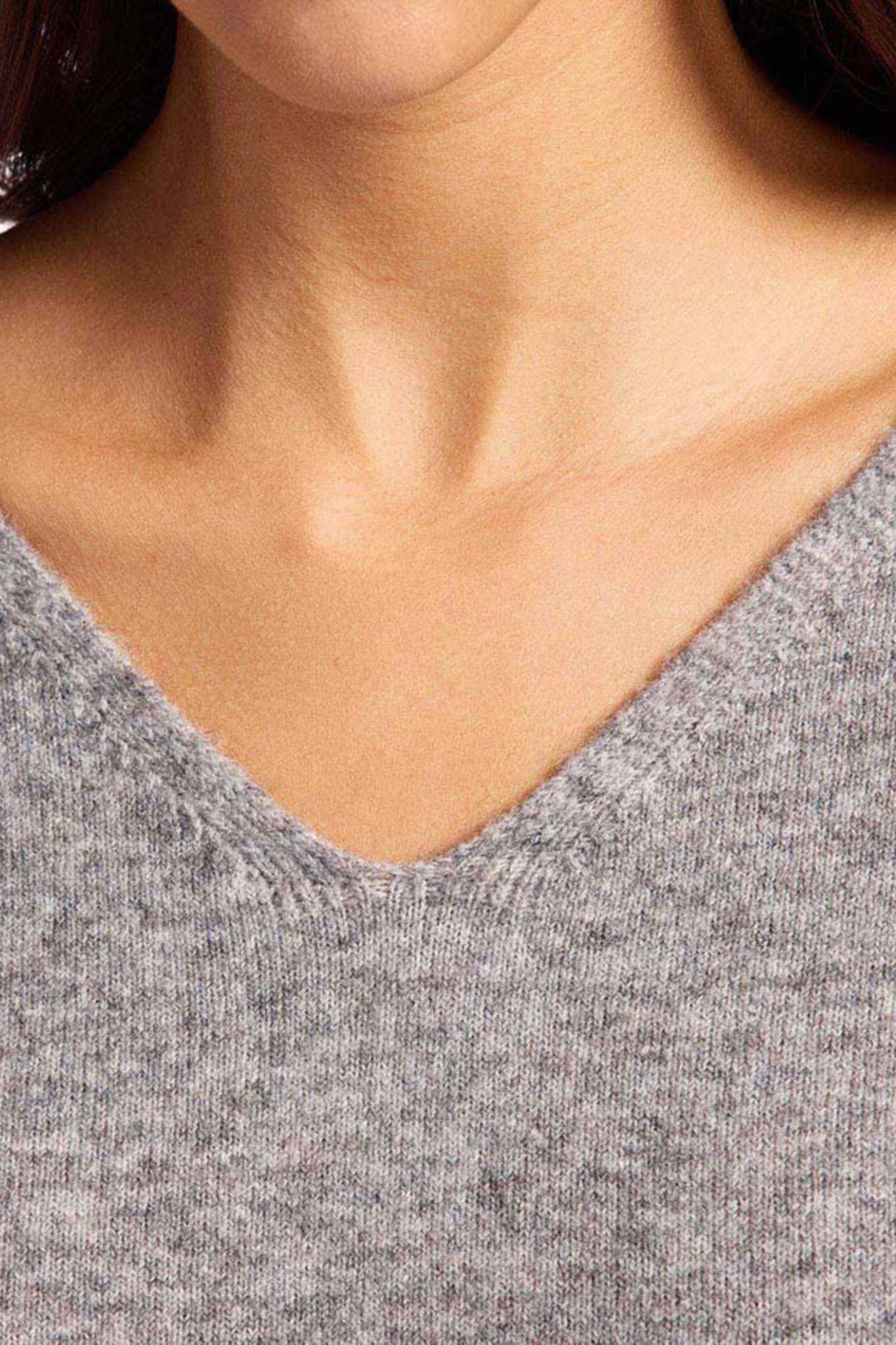 Cozy Knit V-Neck Sweater