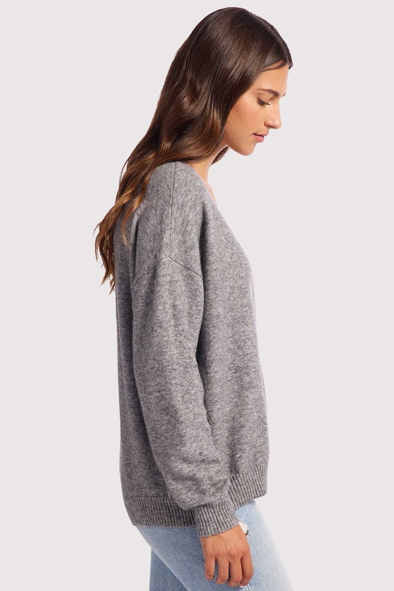 Cozy Knit V-Neck Sweater