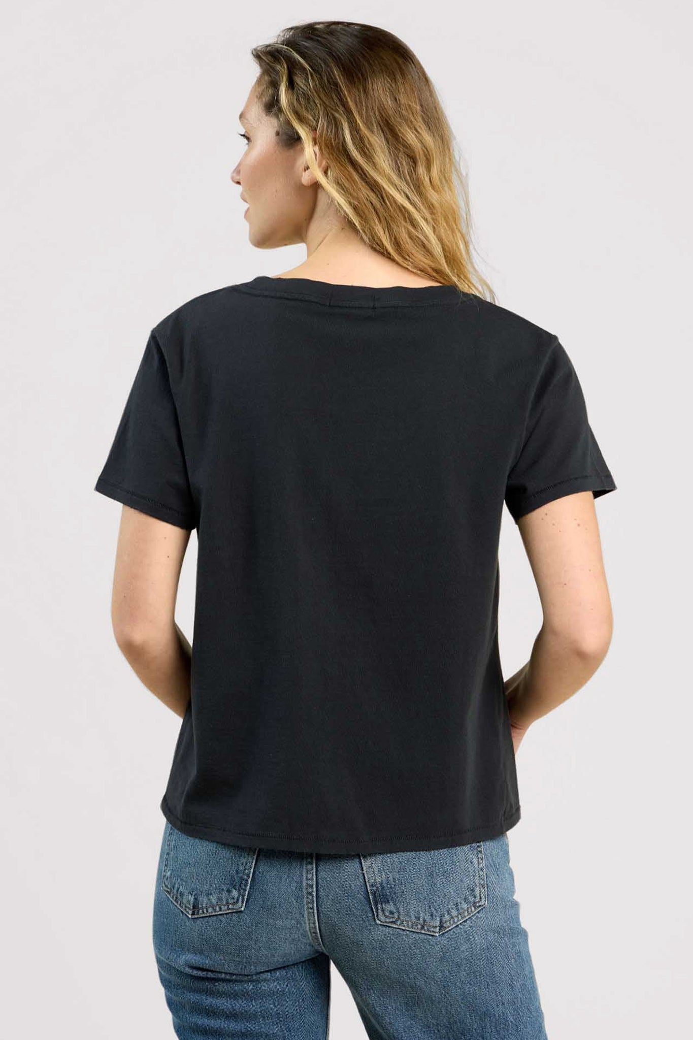 Vintage Cotton V-Neck Everyday T-Shirt