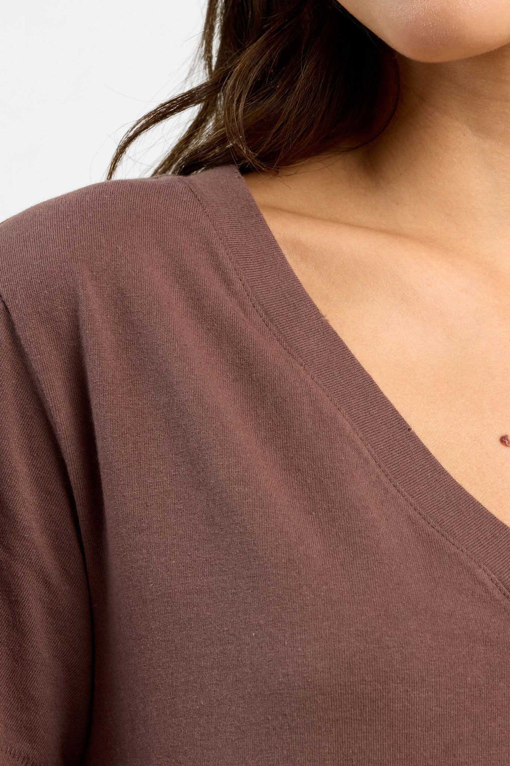 Vintage Cotton V-Neck Everyday T-Shirt