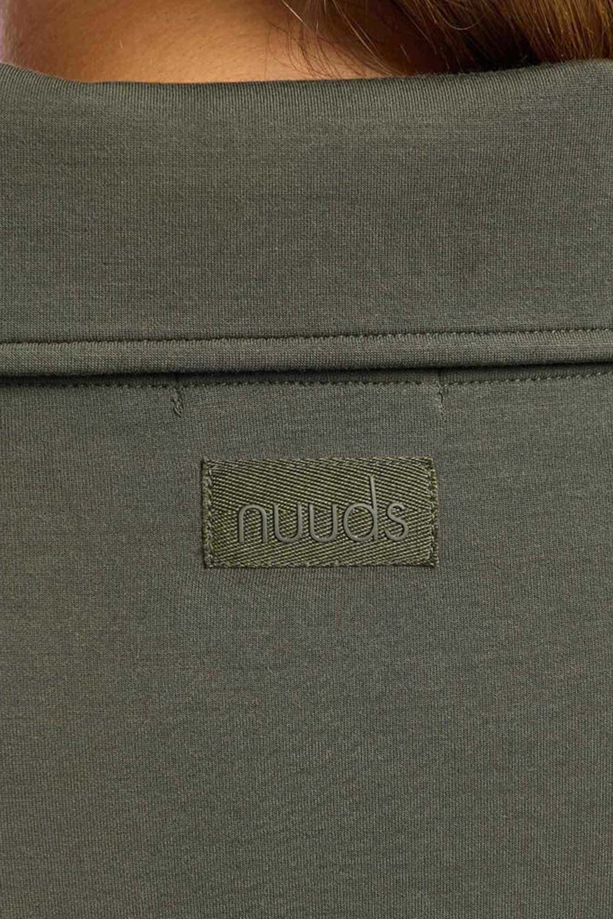 Color:Darkest Olive | nuuds soft motion quarter zip – women’s quarter zip sweatshirt relaxed fit pullover