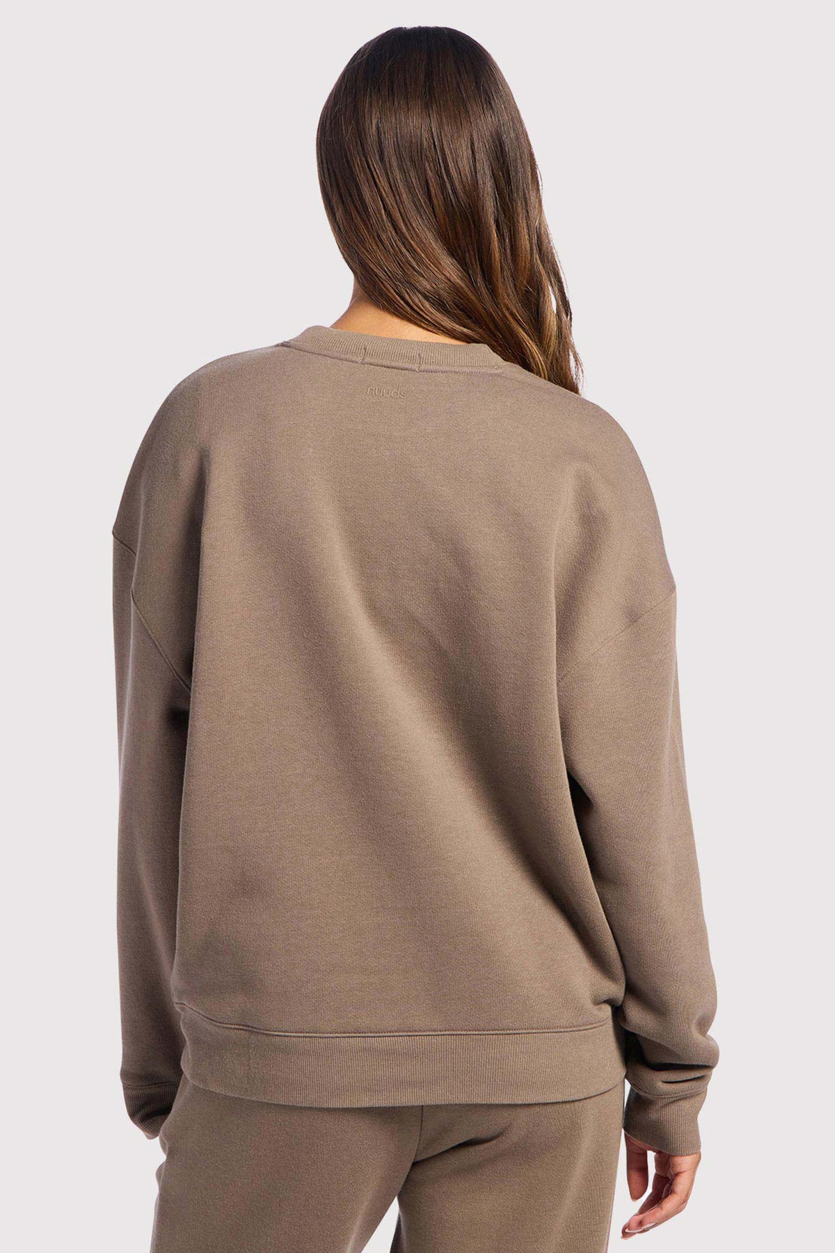 Color:Mocha | Vintage Fleece Crewneck