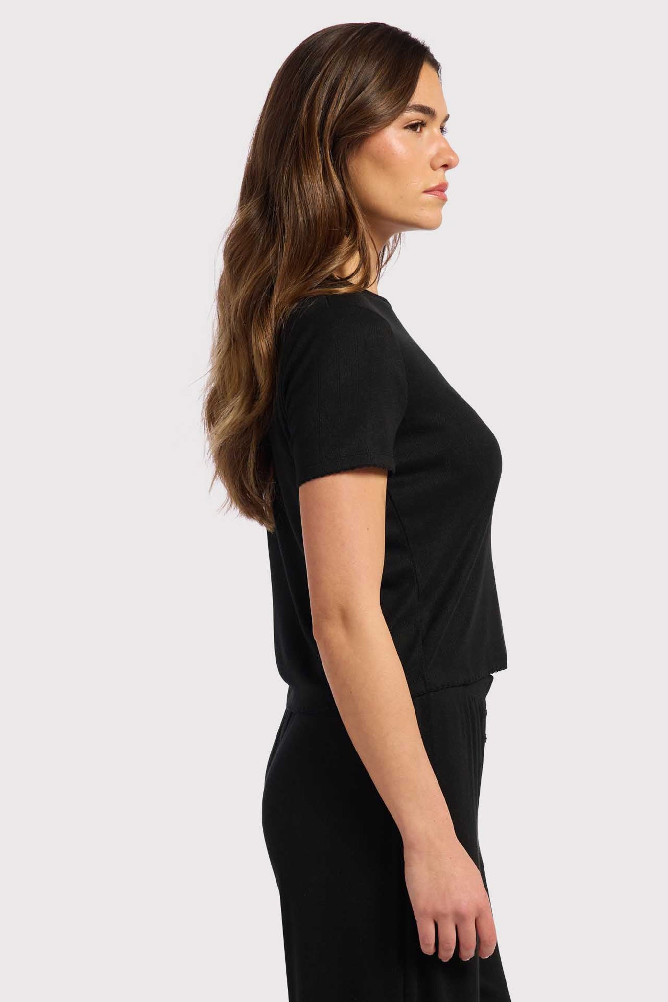 Heart Pointelle Tee