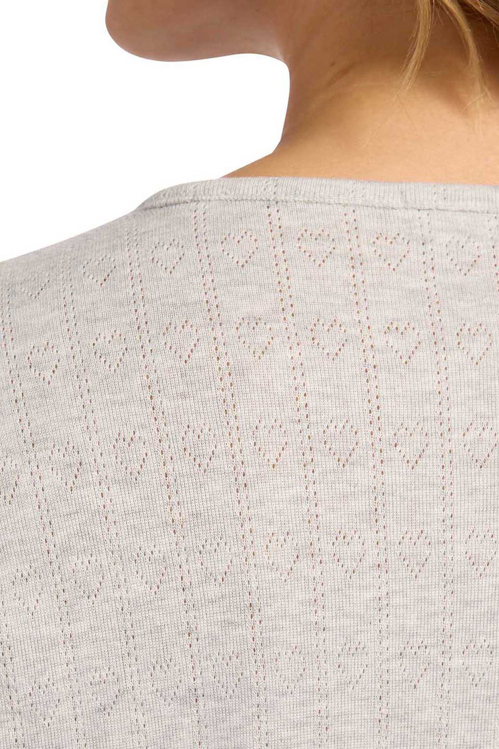 Heart Pointelle Tee