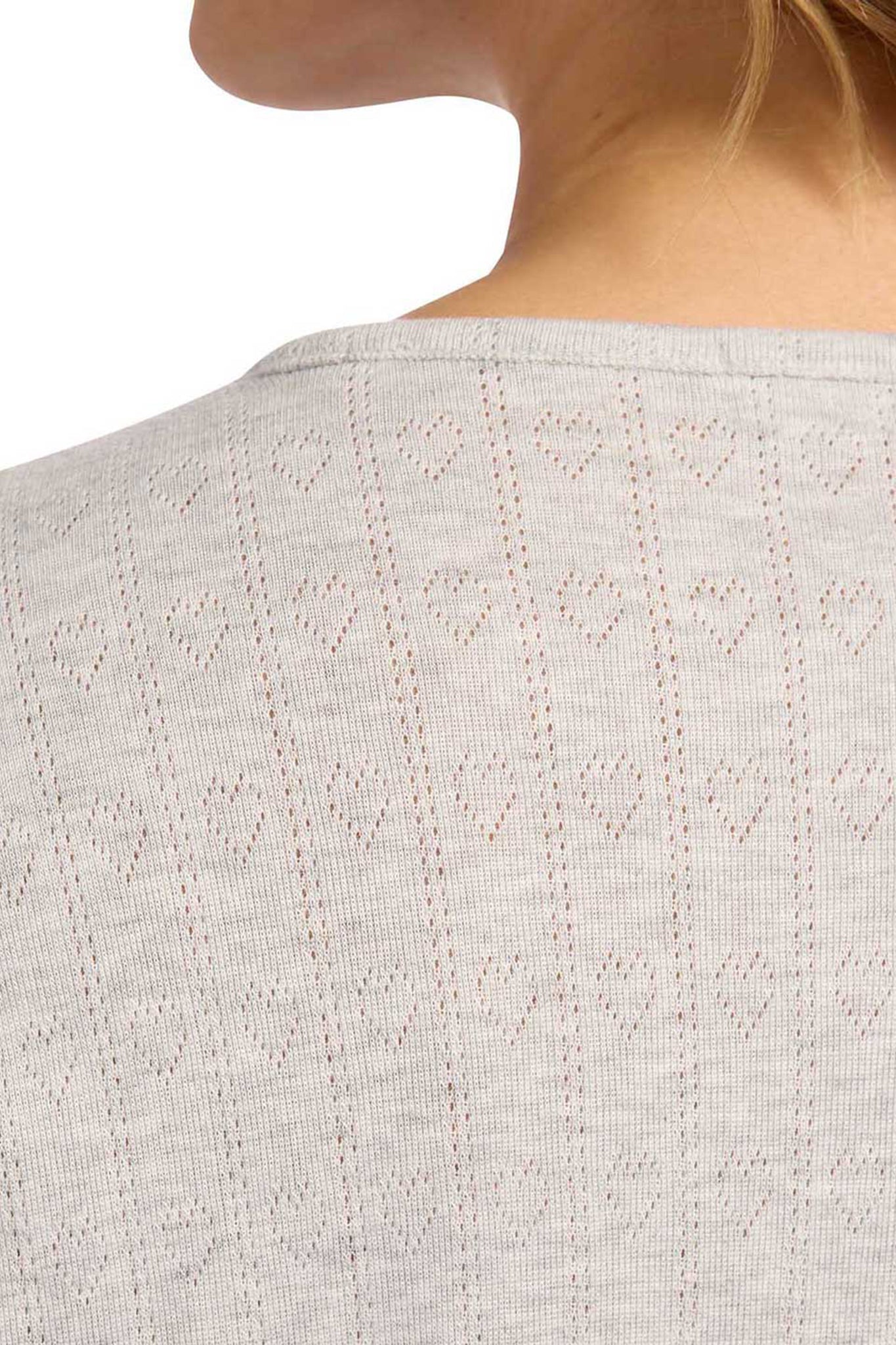 Heart Pointelle Tee