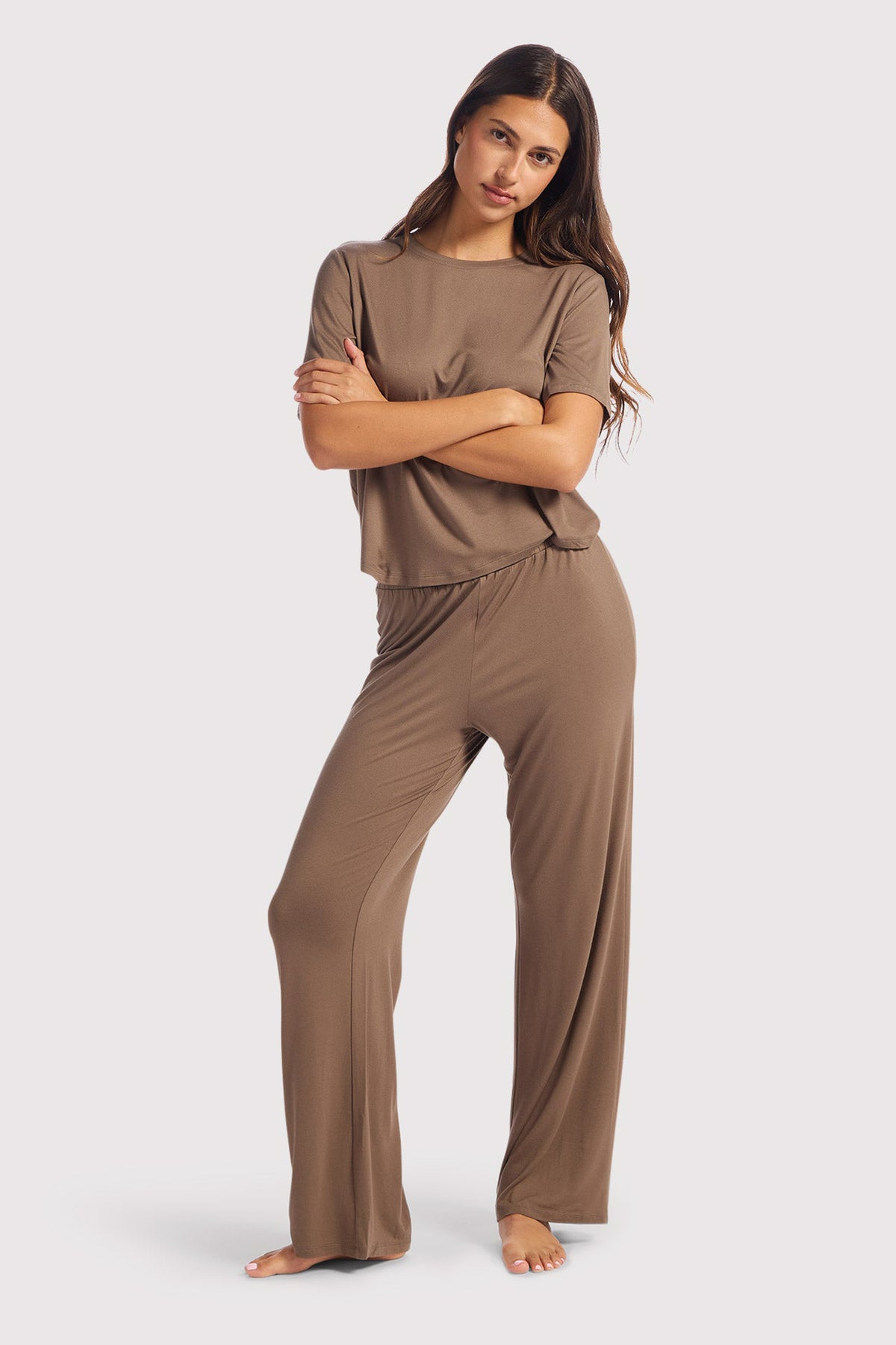 Color:Mocha | Pajama Set