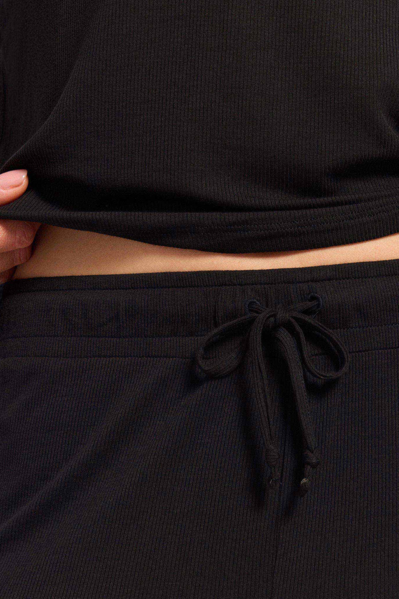 Ribbed Pajama Set