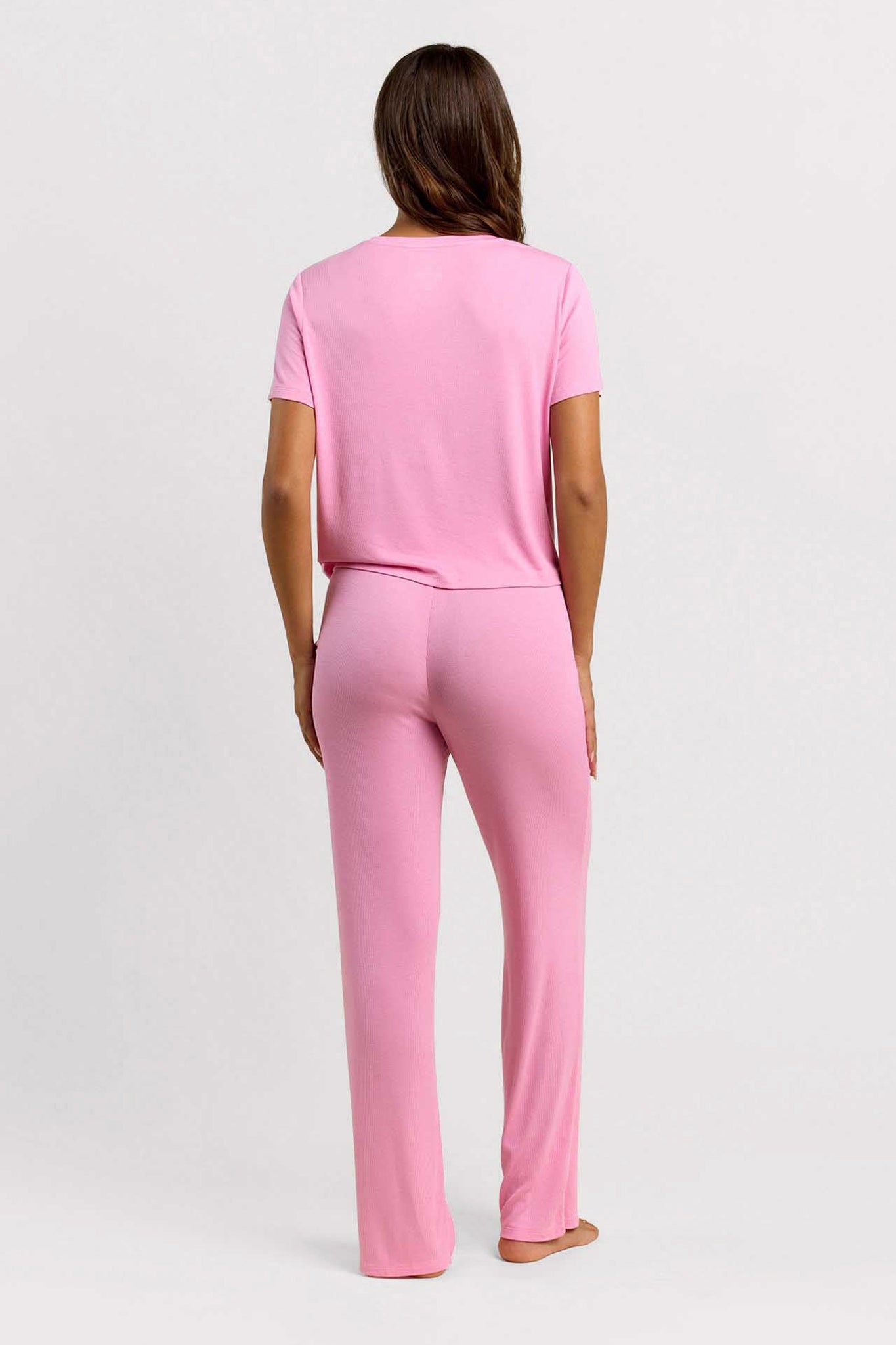 Ribbed Pajama Set