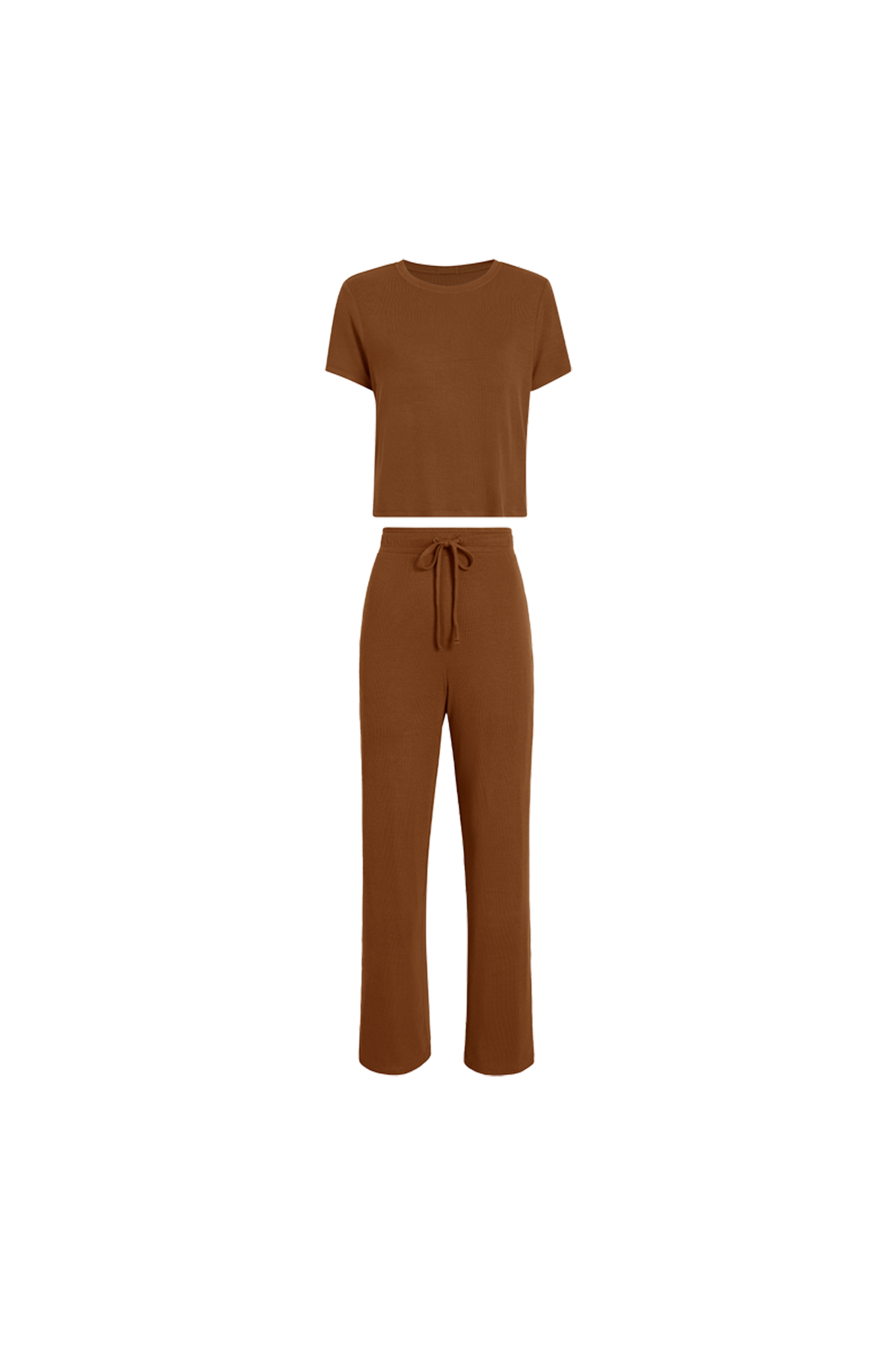 Ribbed Pajama Set