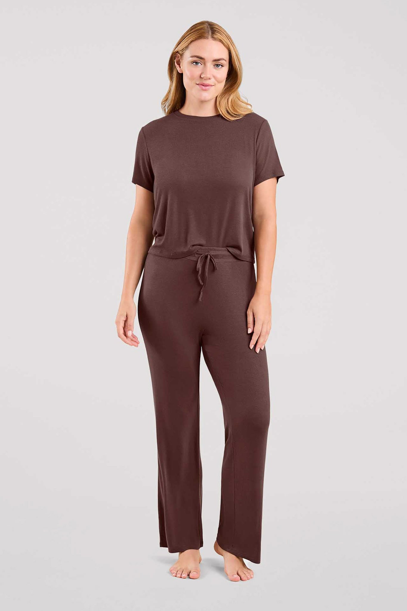 Ribbed Pajama Set