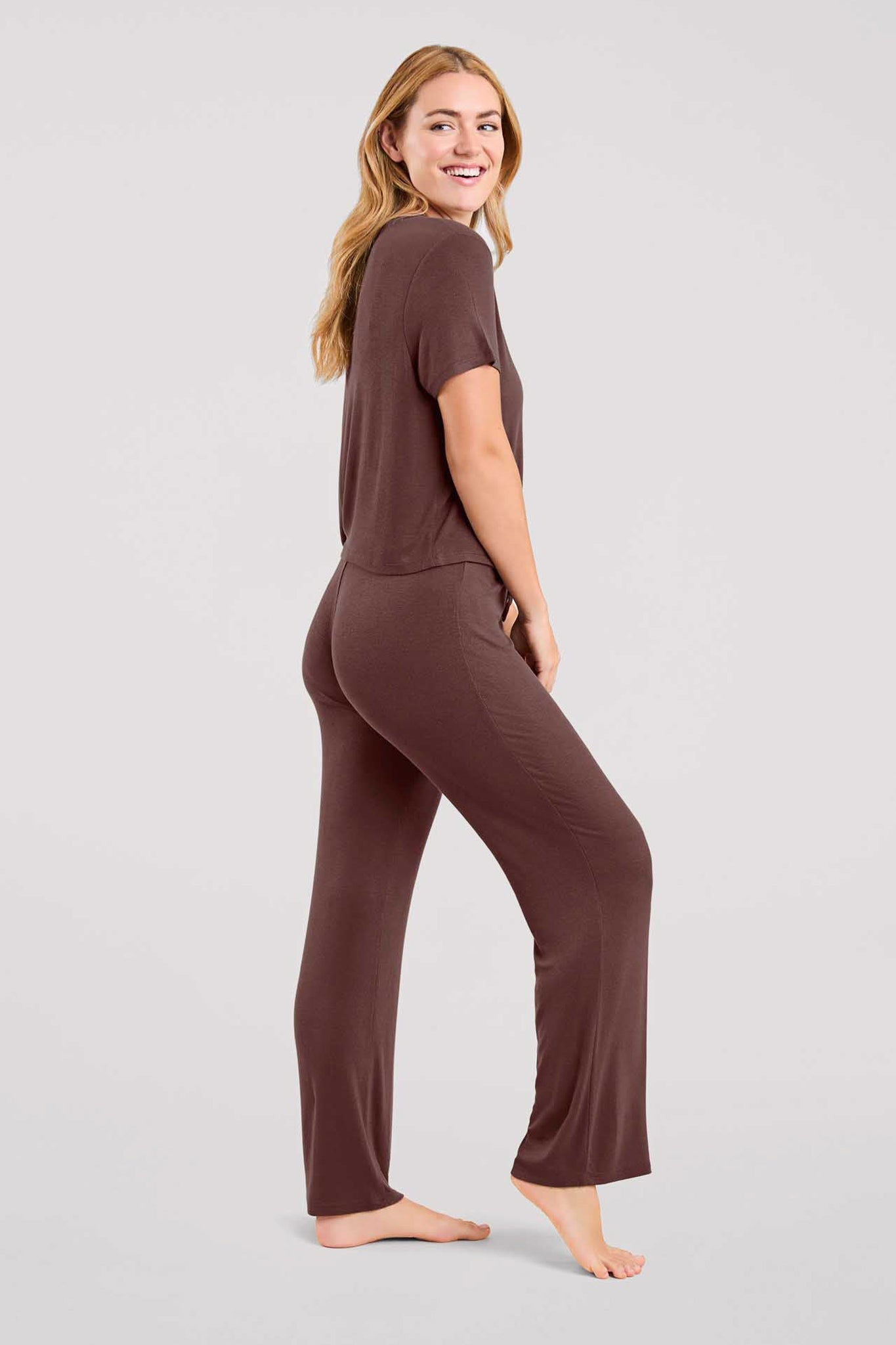 Ribbed Pajama Set