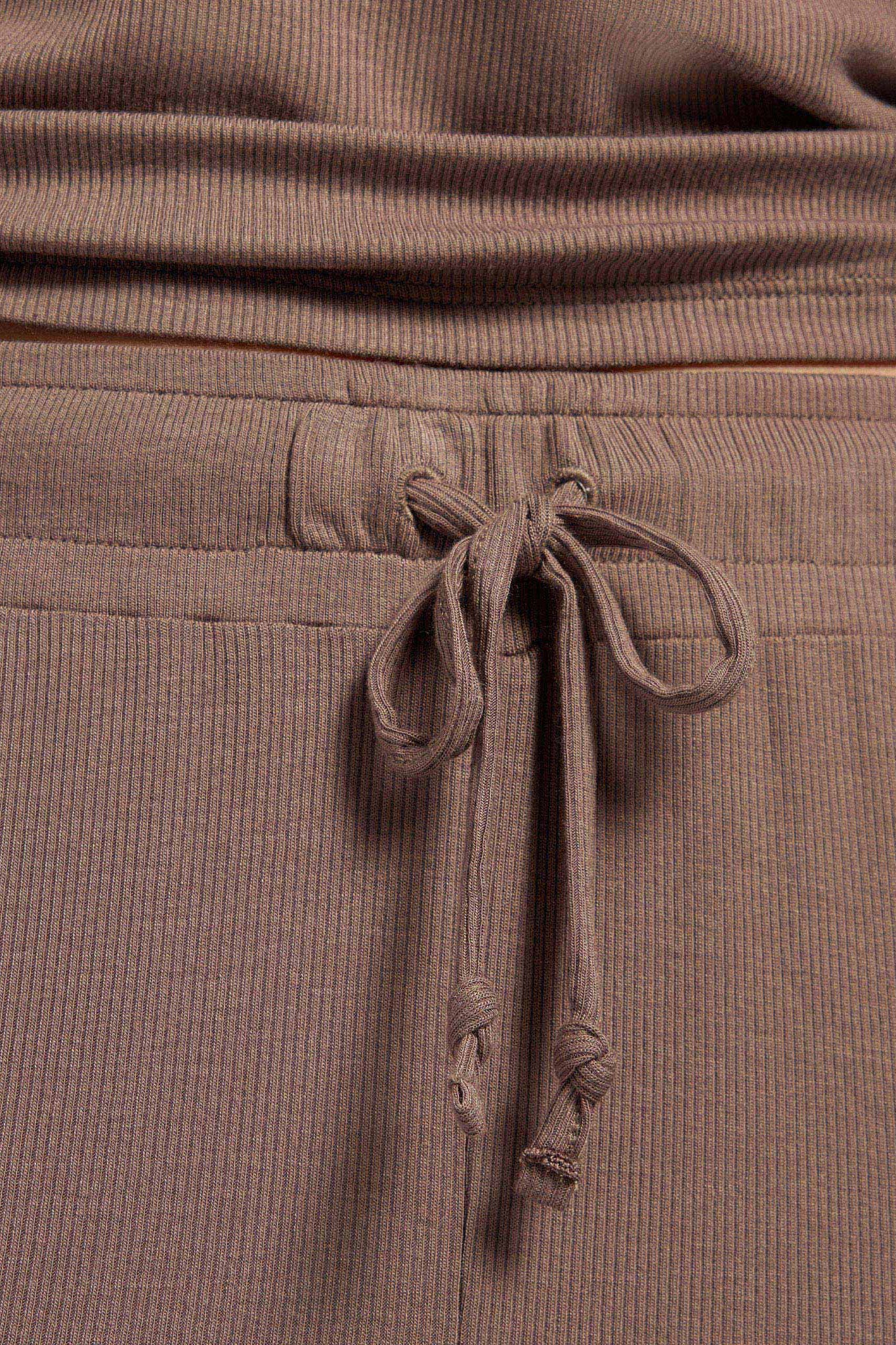 Ribbed Pajama Set