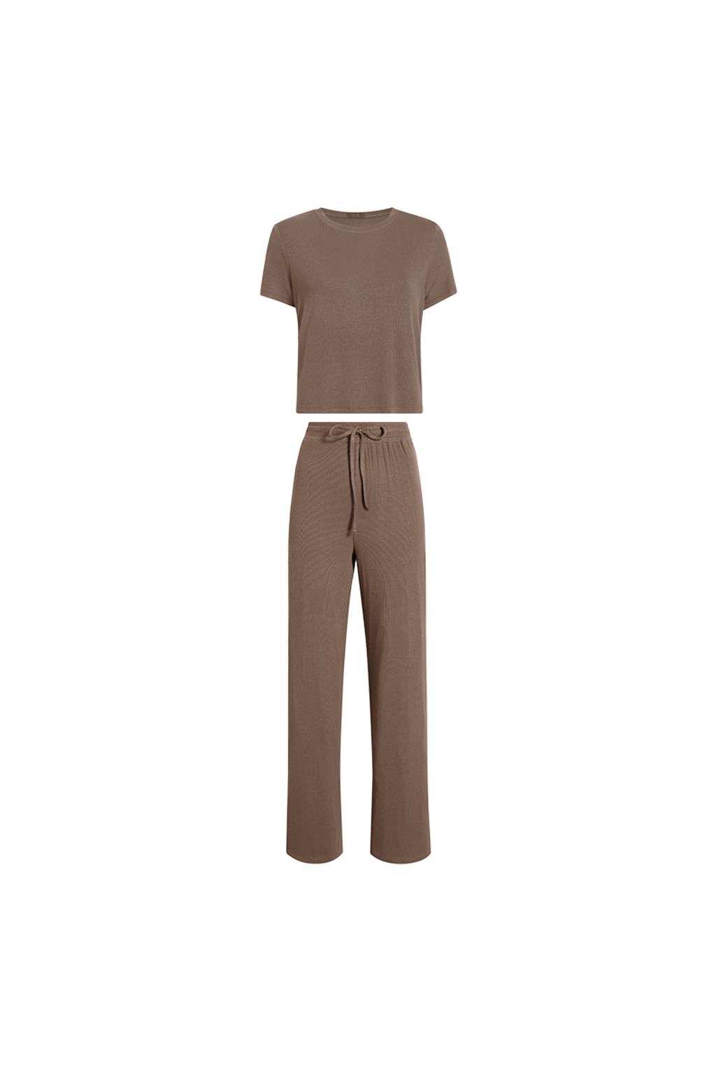 Ribbed Pajama Set