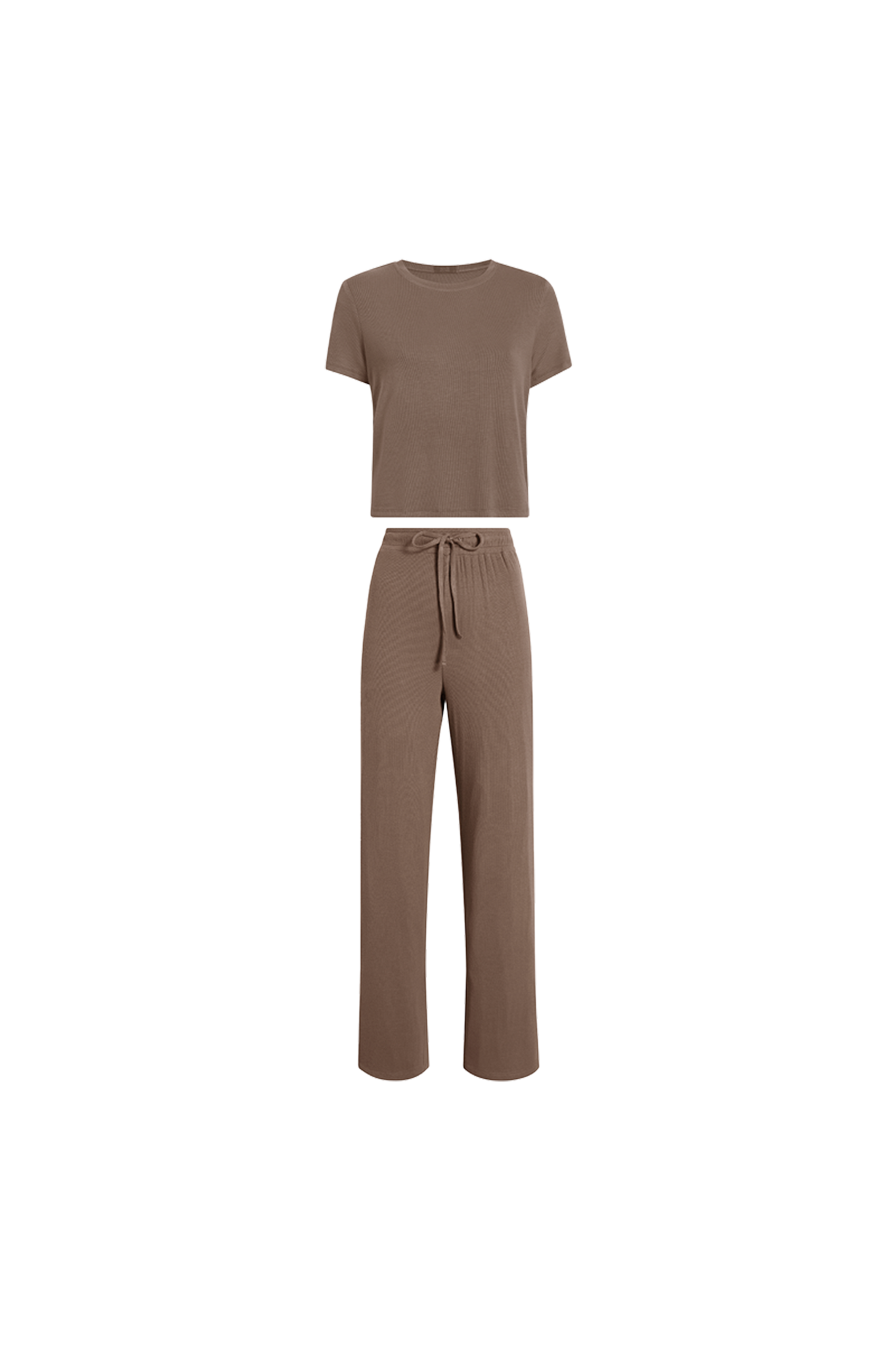 Ribbed Pajama Set