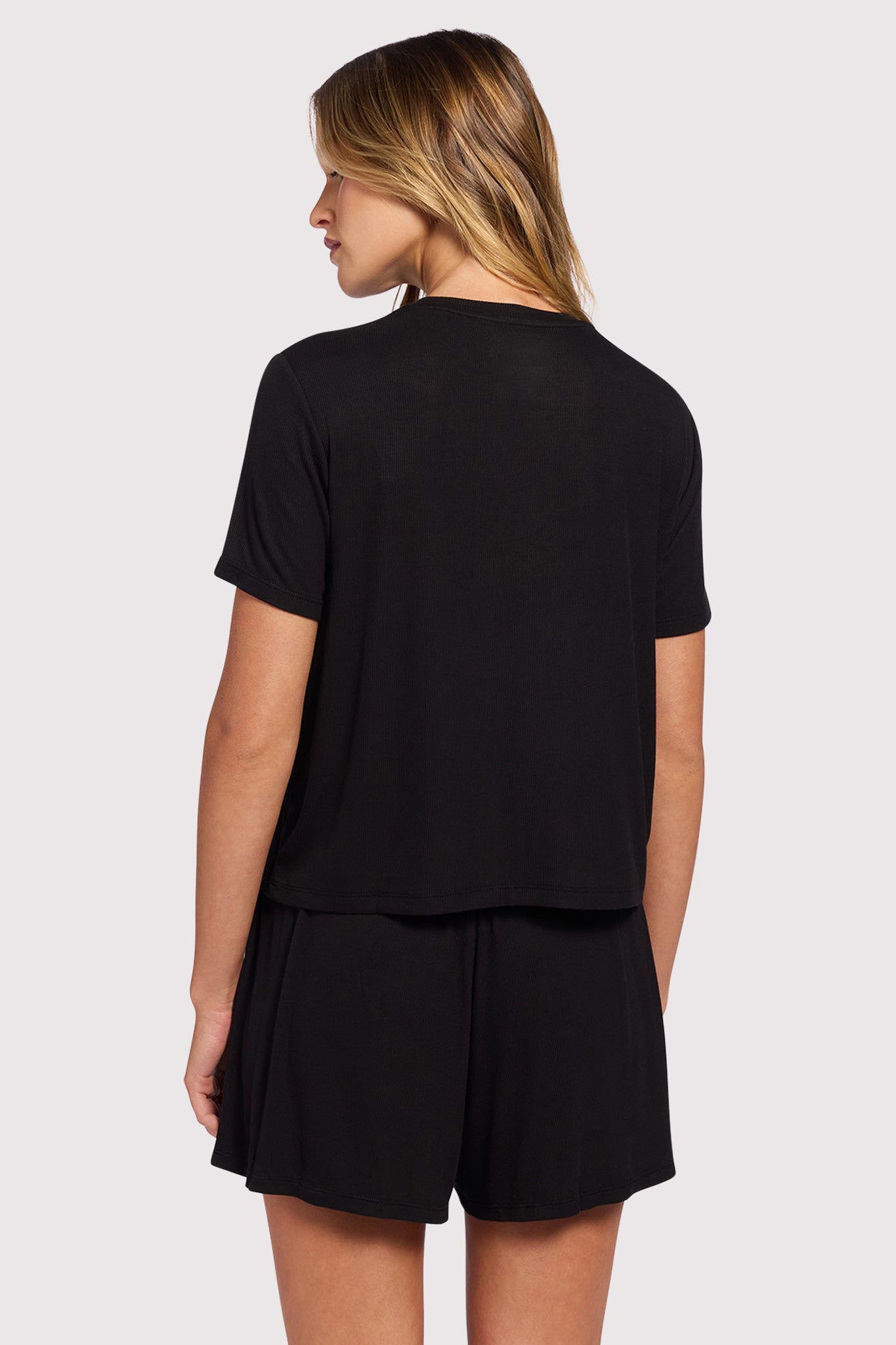 Ribbed Pajama Short Set