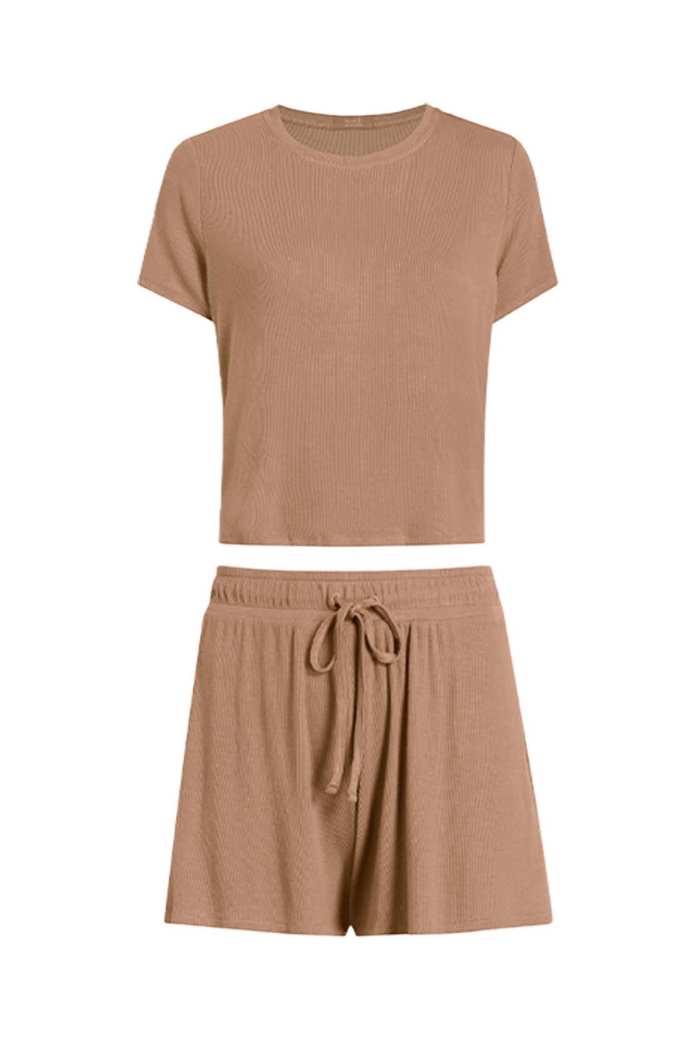 Ribbed Pajama Short Set