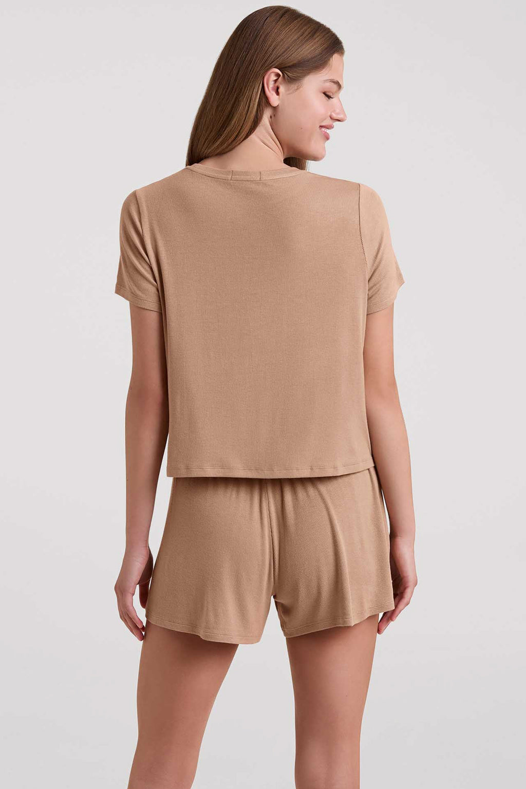 Ribbed Pajama Short Set