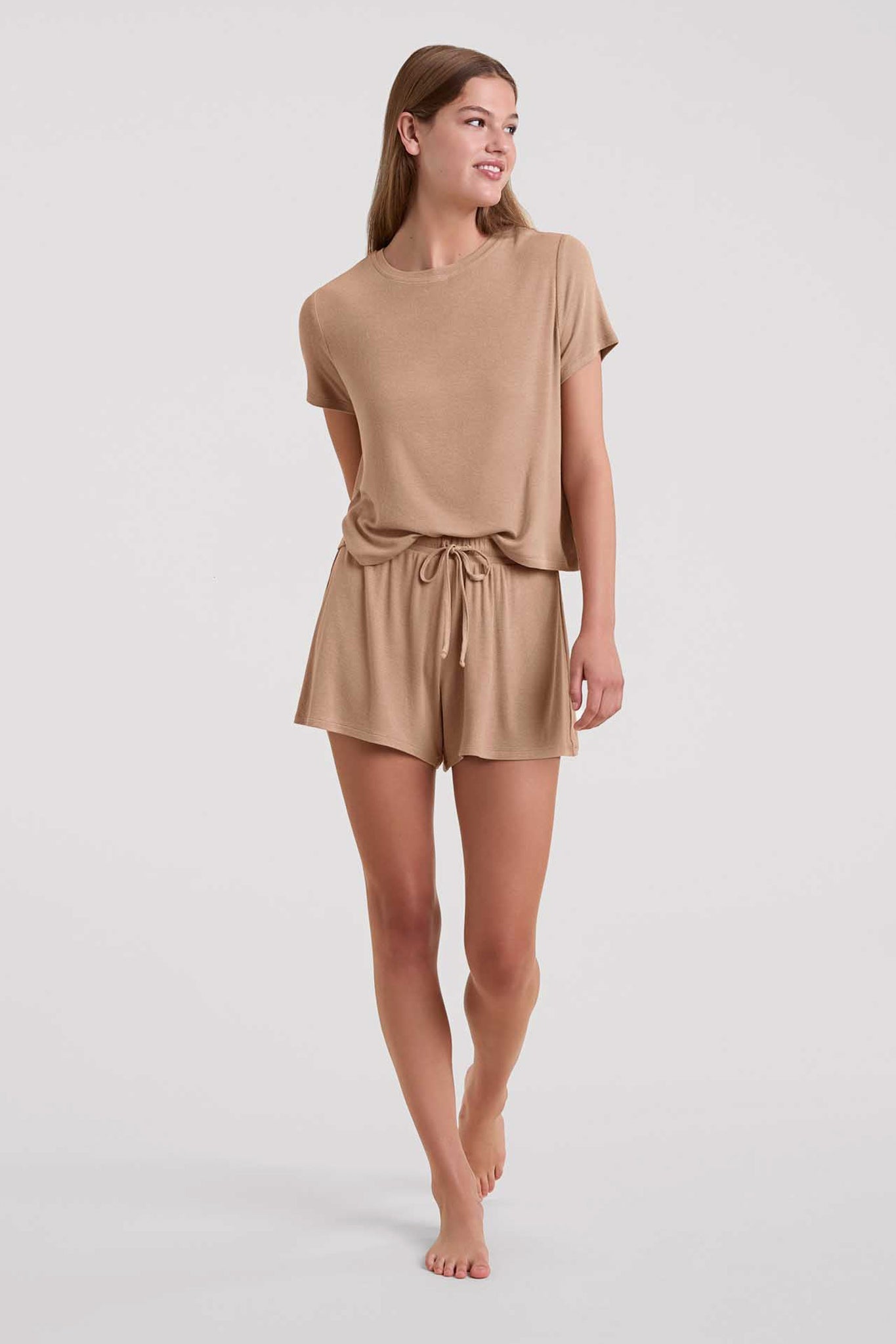 Ribbed Pajama Short Set