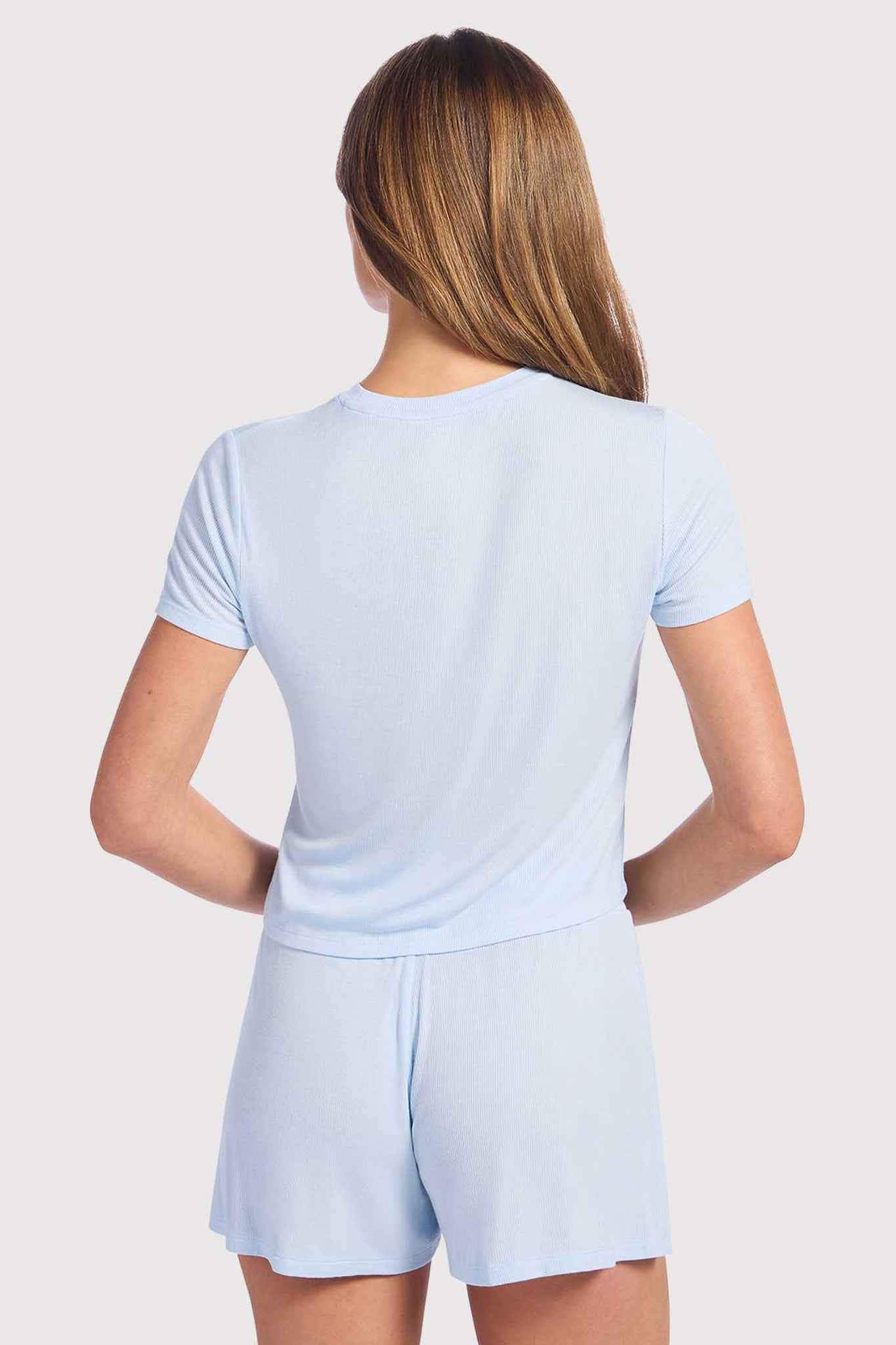 Ribbed Pajama Short Set