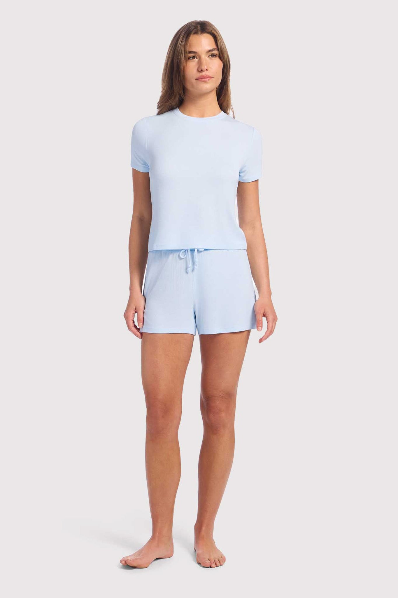 Ribbed Pajama Short Set