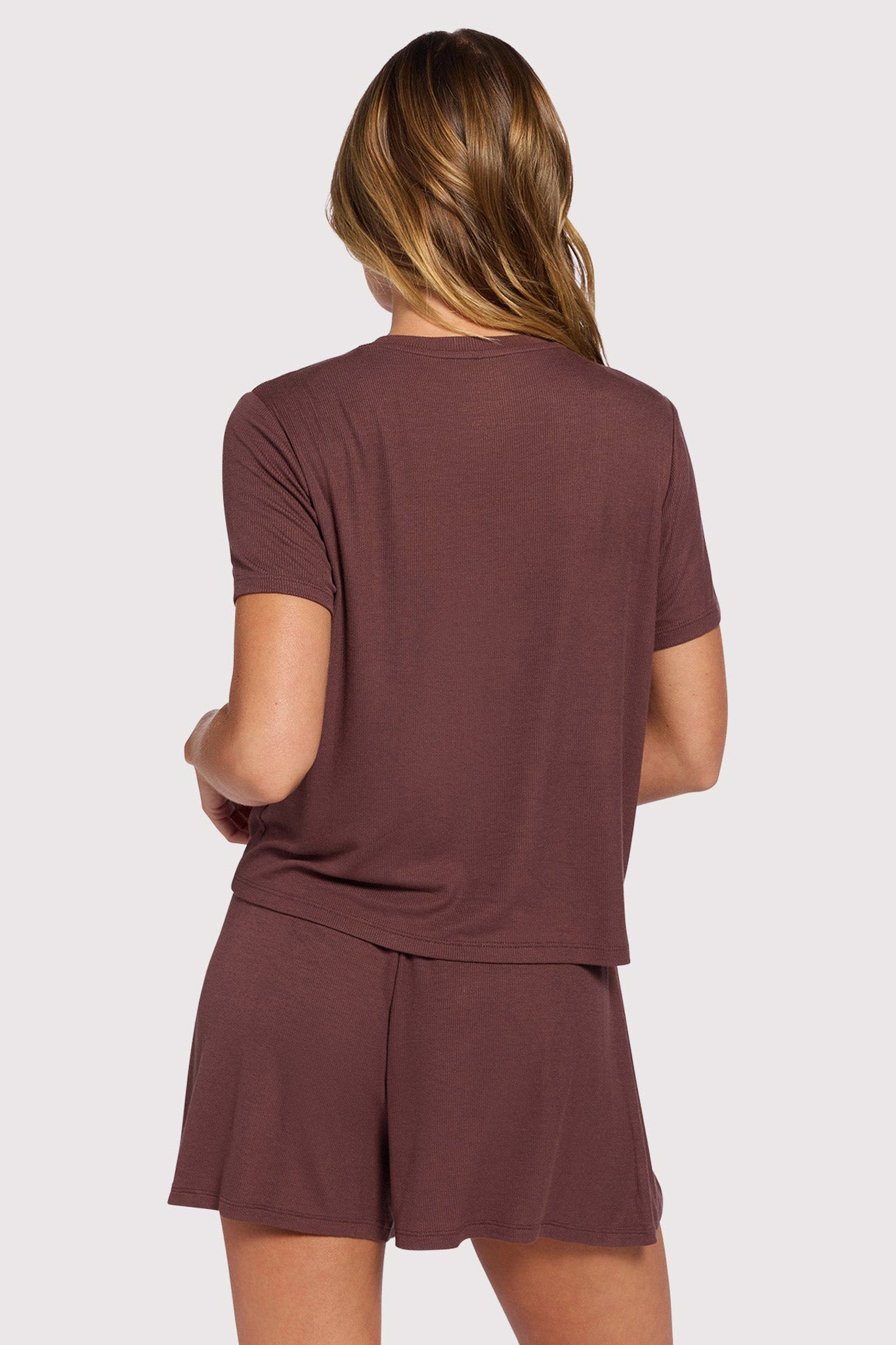 Ribbed Pajama Short Set
