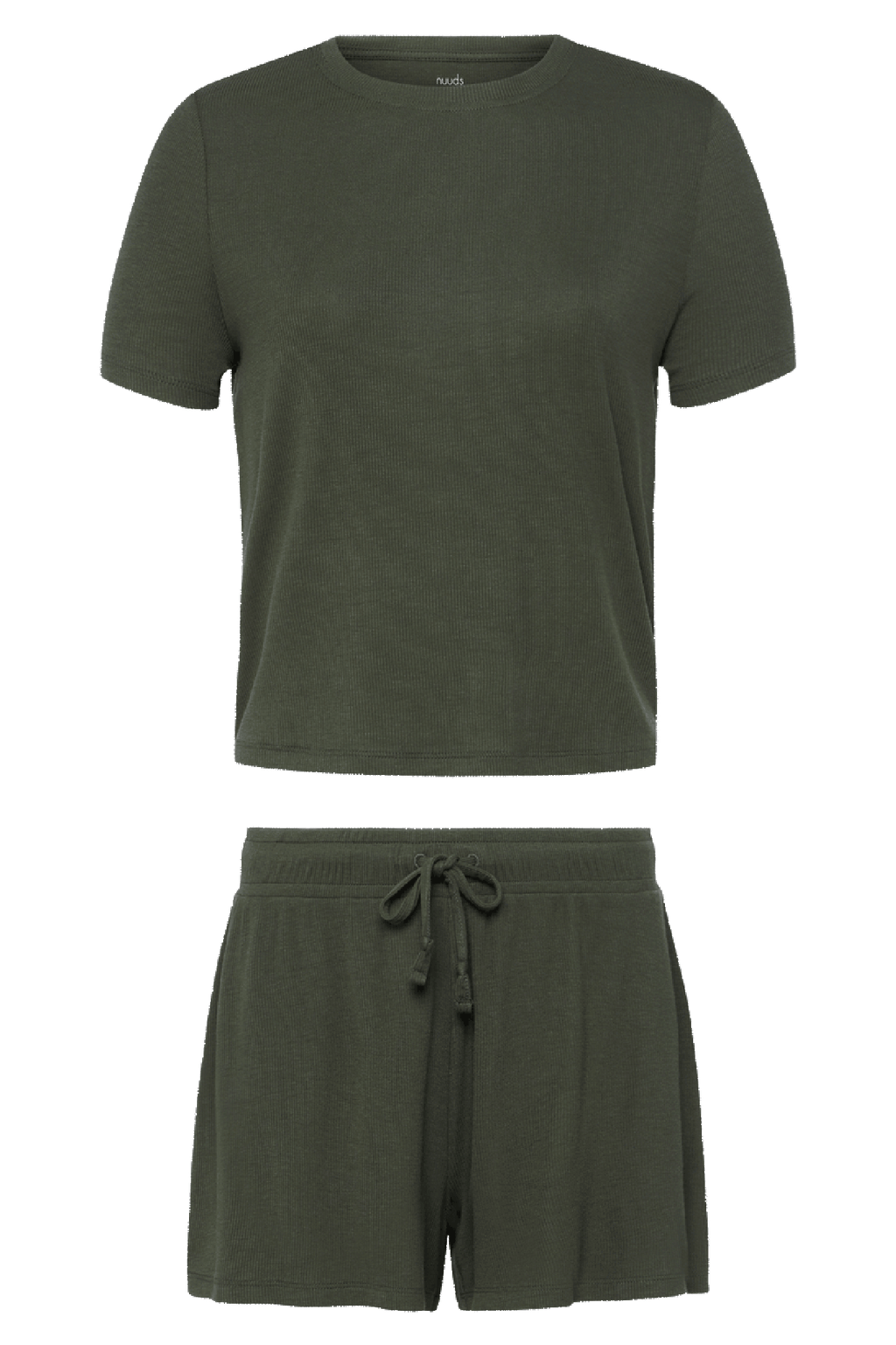 Ribbed Pajama Short Set