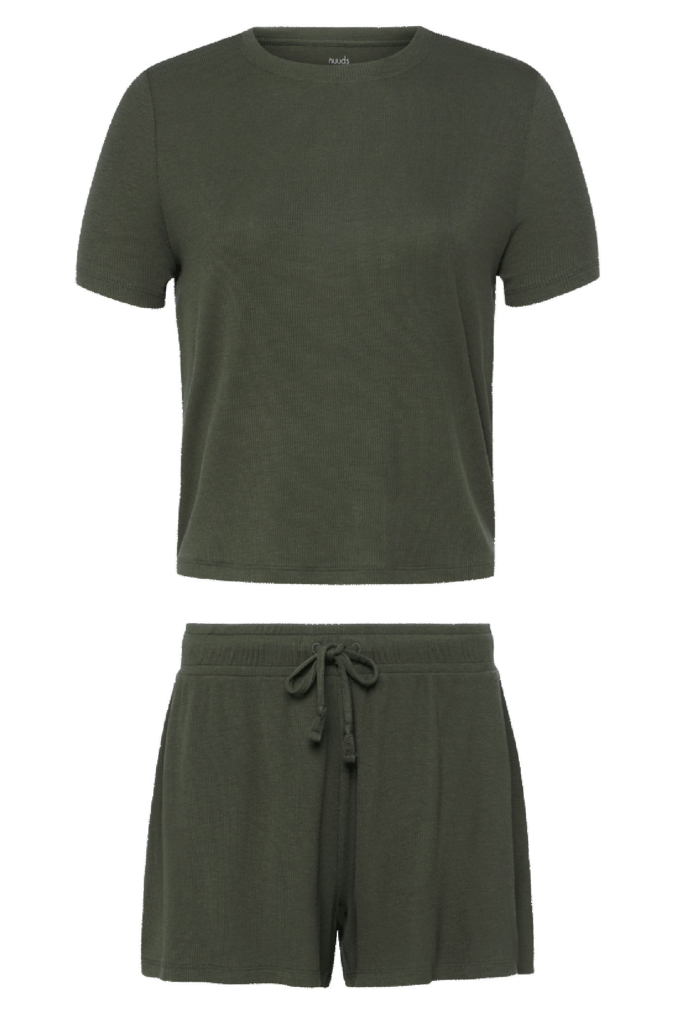 Ribbed Pajama Short Set