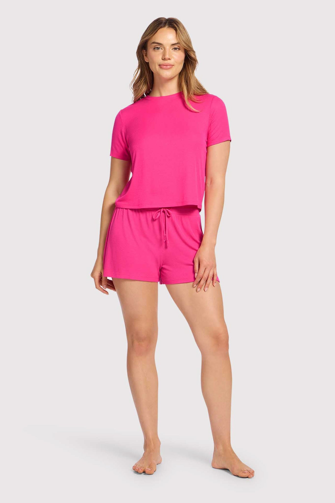 Ribbed Pajama Short Set