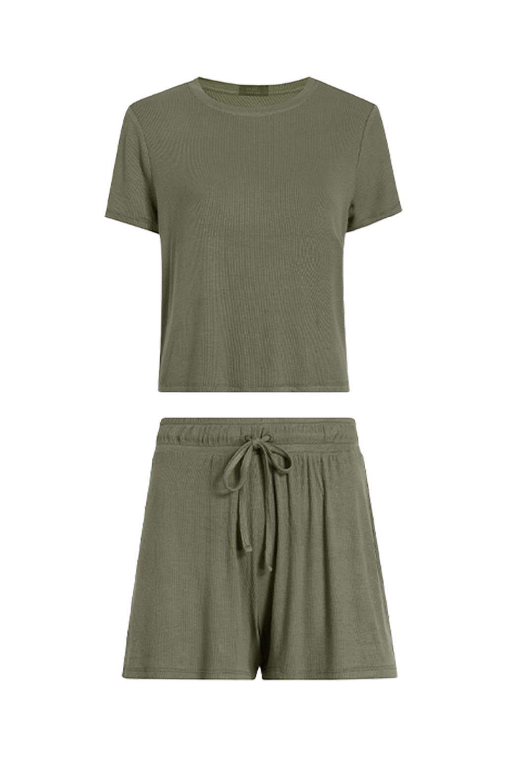 Ribbed Pajama Short Set