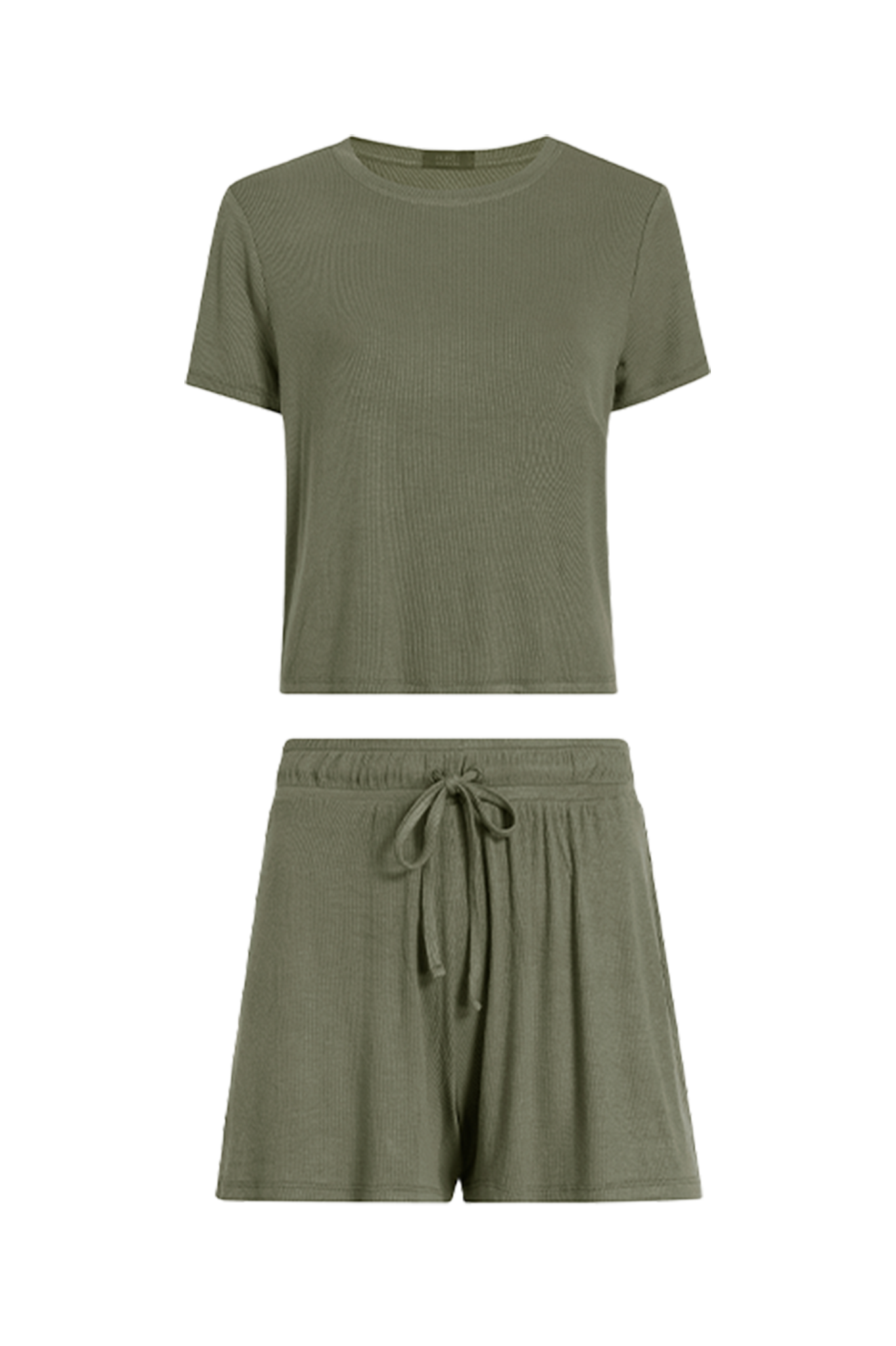 Ribbed Pajama Short Set