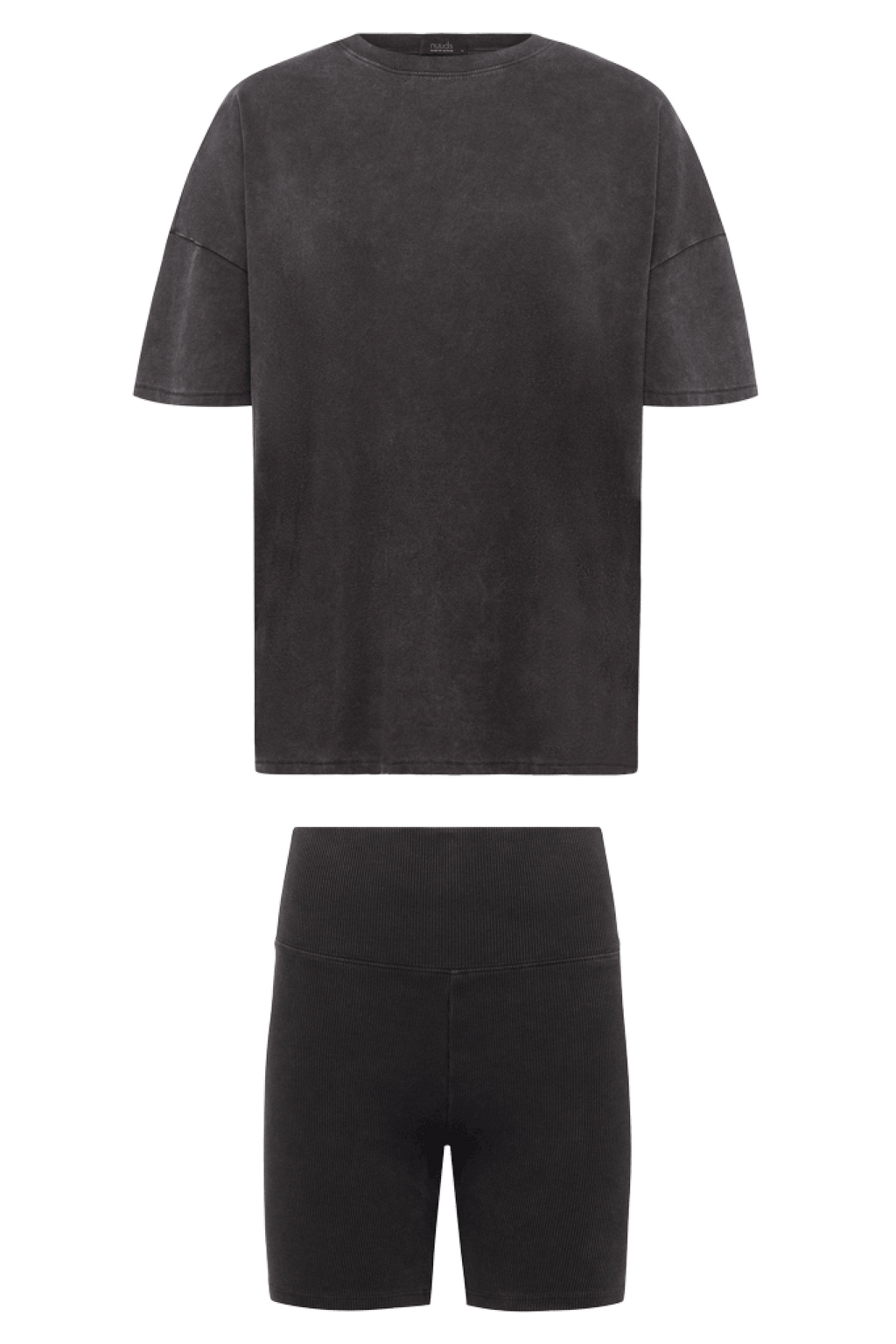Ribbed Biker Short Set