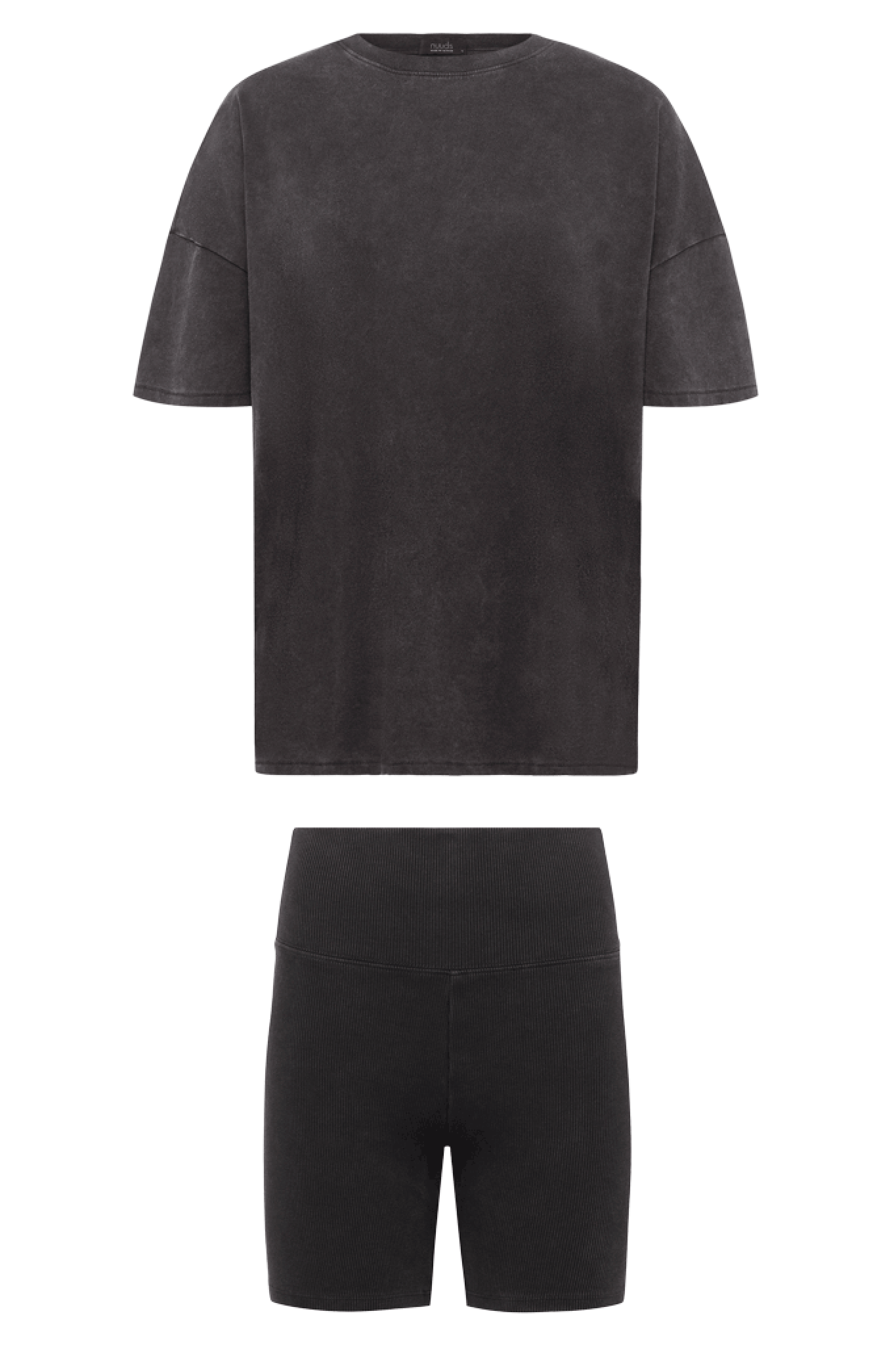 Ribbed Biker Short Set