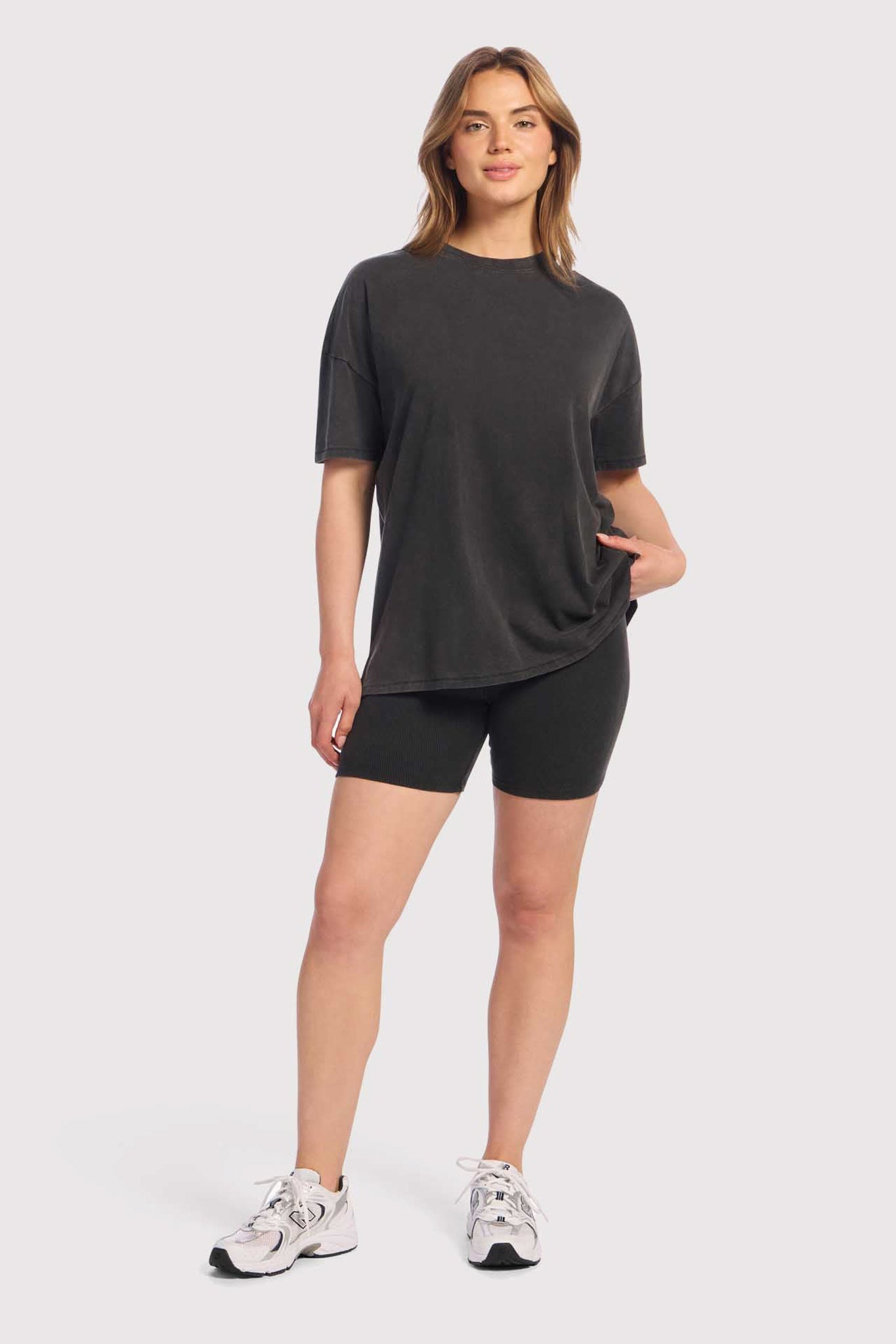 Ribbed Biker Short Set