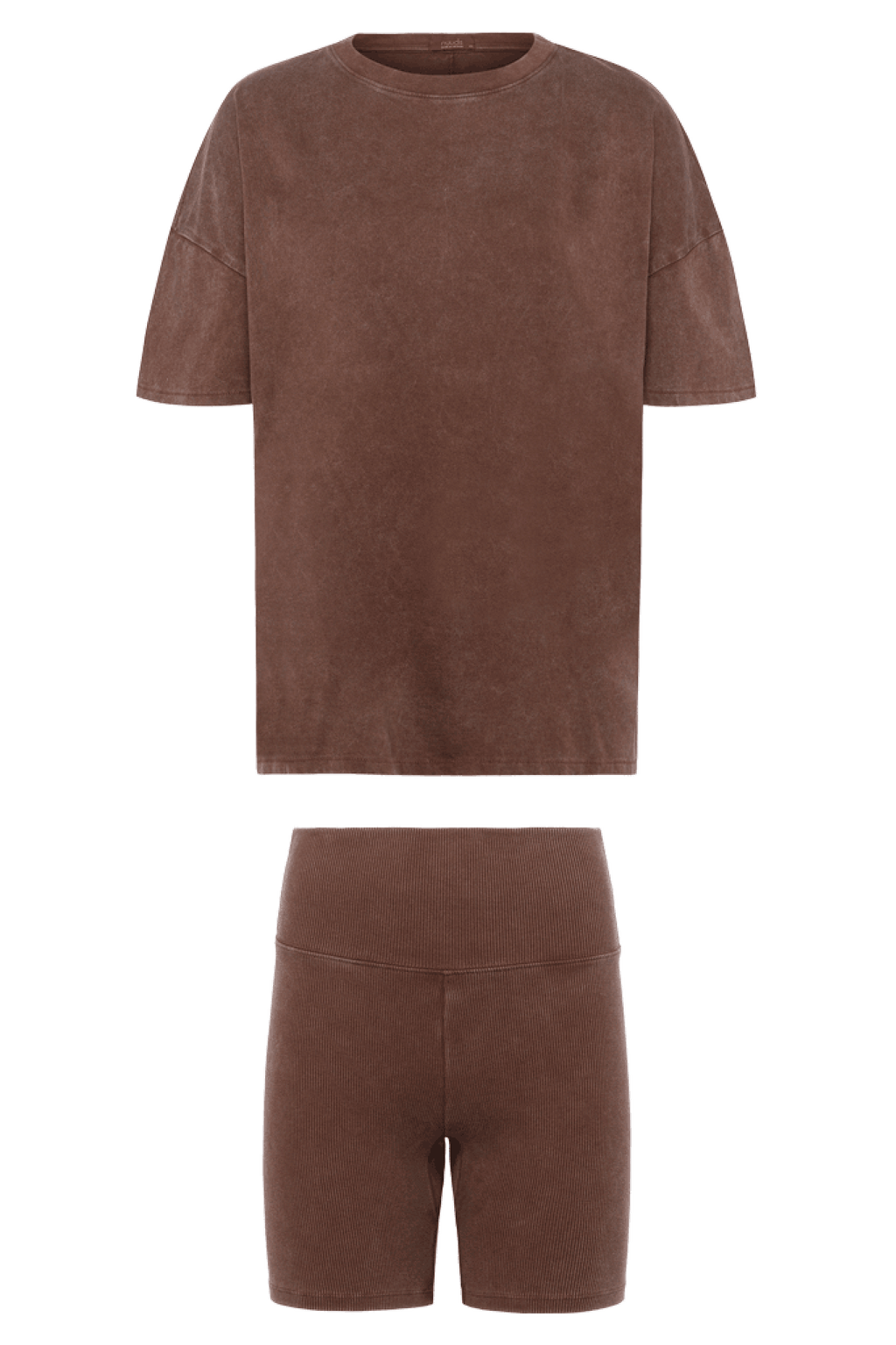 Ribbed Biker Short Set